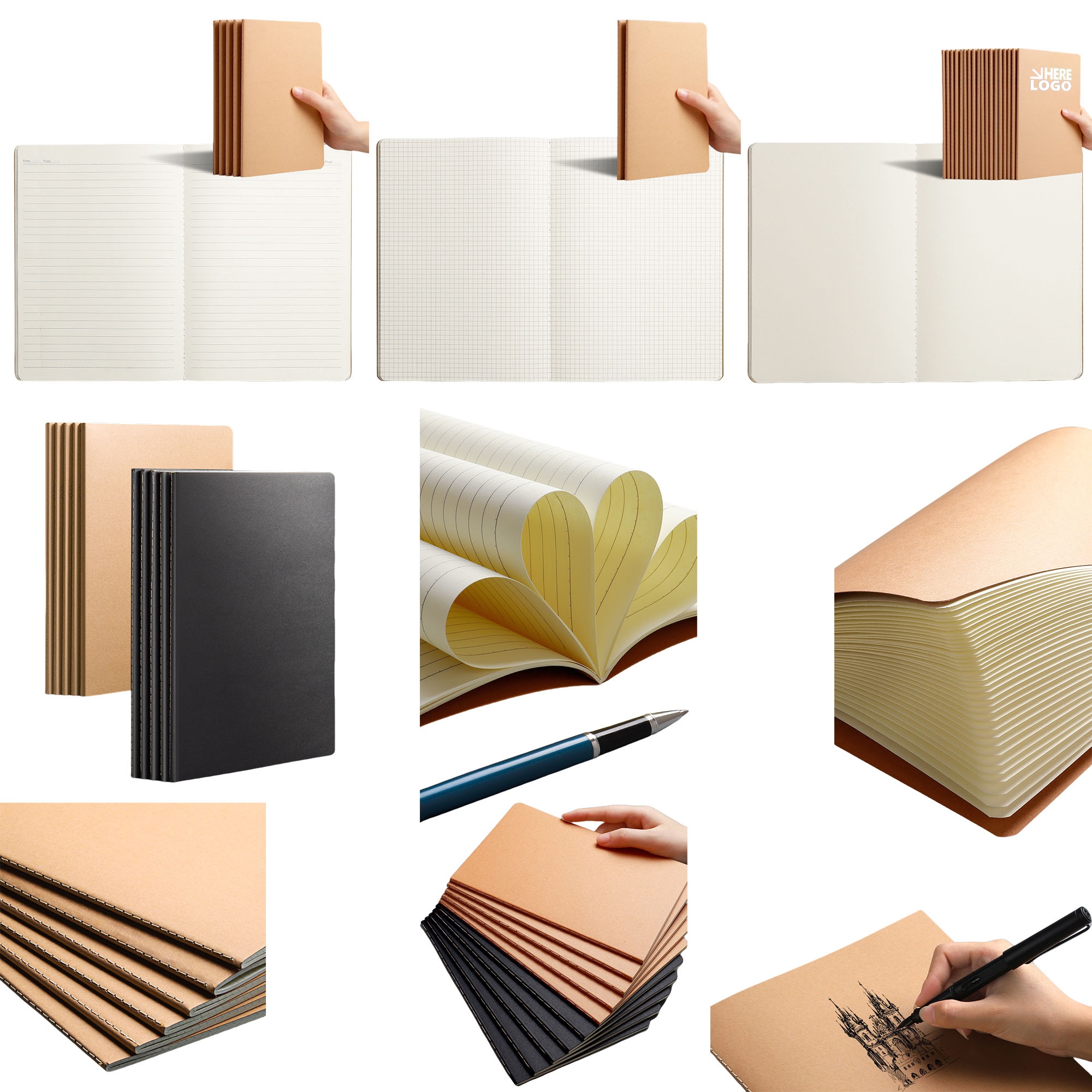 Travel Journal Kraft Notebook 1