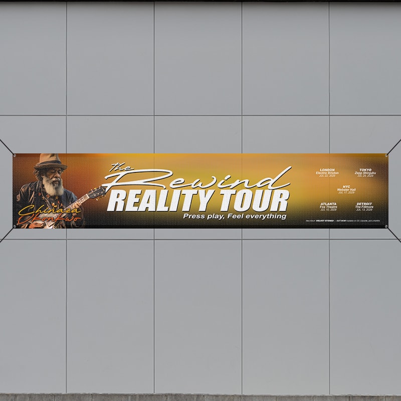 Custom 2' X 10' Mesh Banners 3