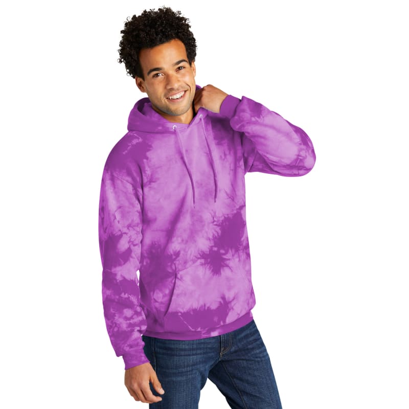 Port & Company Crystal Tie-Dye Pullover Hoodie 9