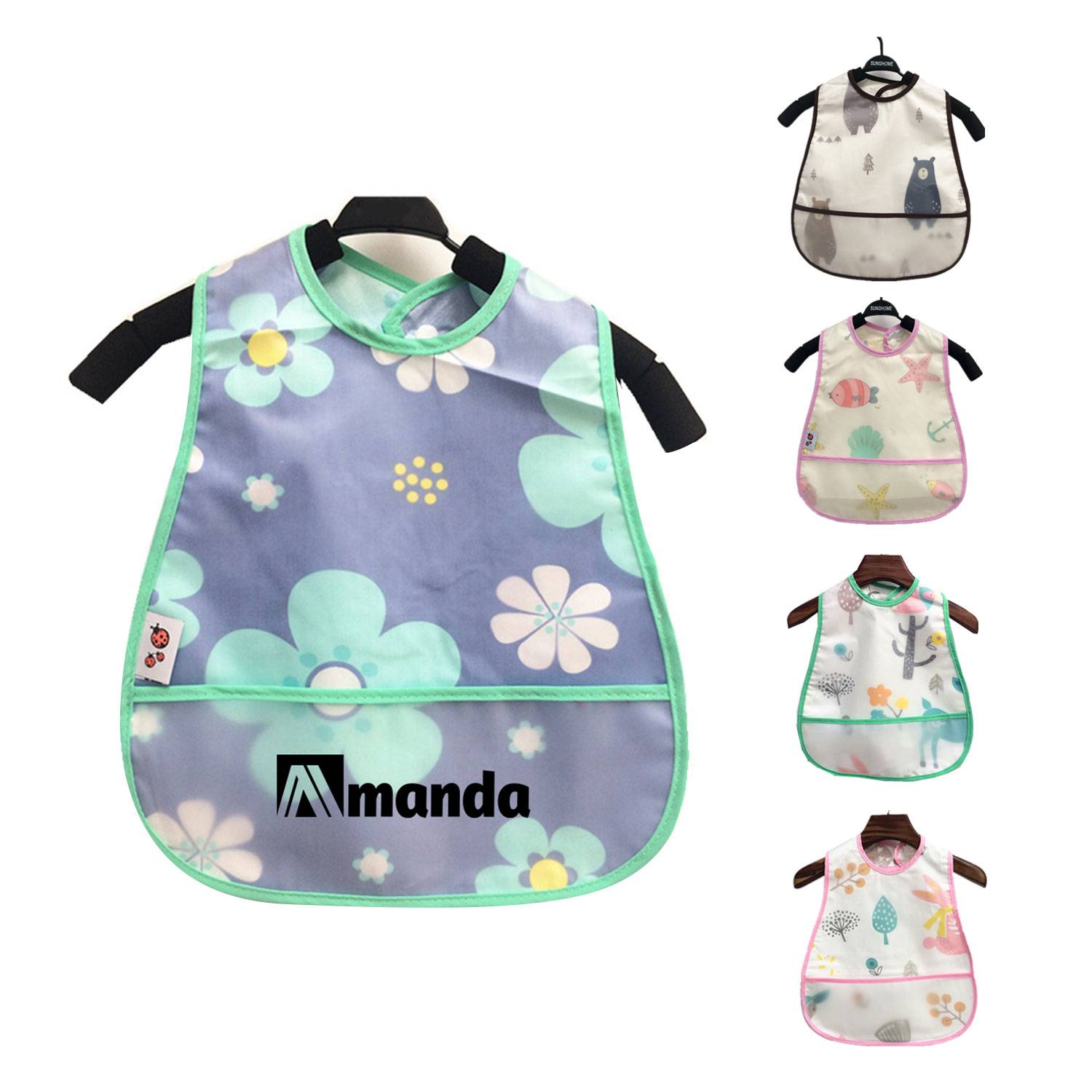 Cotton Baby Bib 1