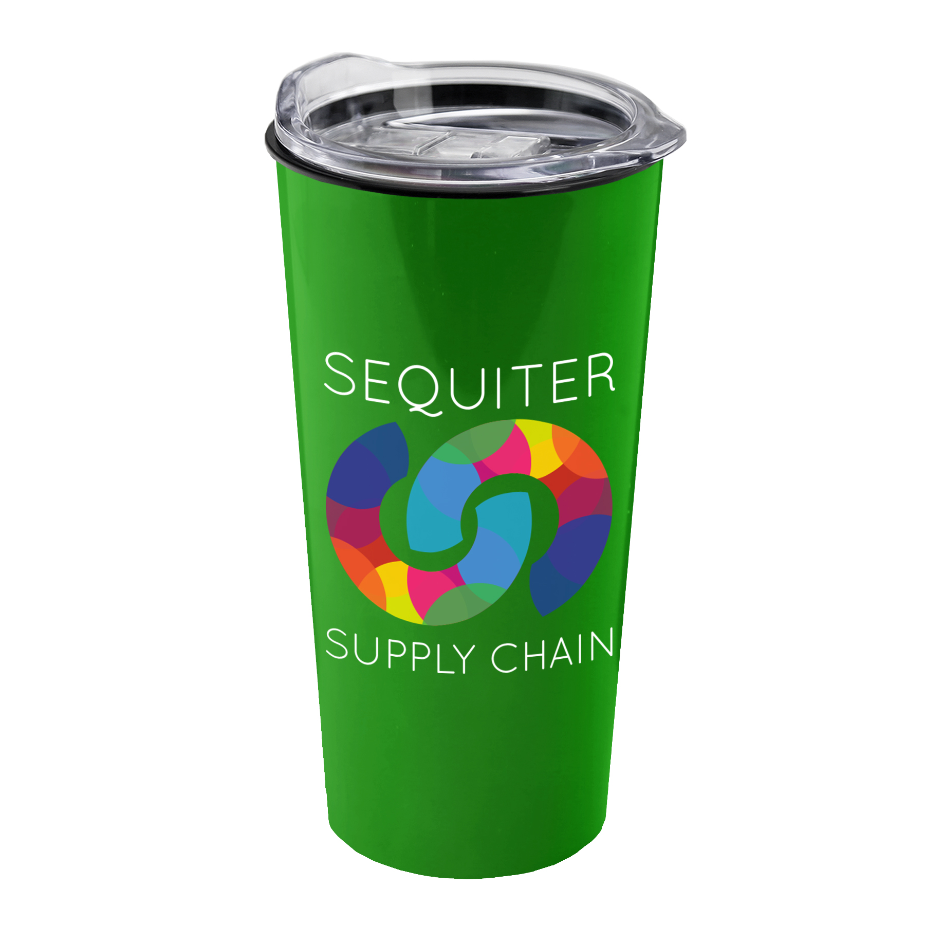 The Explorer - 18 oz. Metallic Travel Tumbler with Clear Se - Digital 3