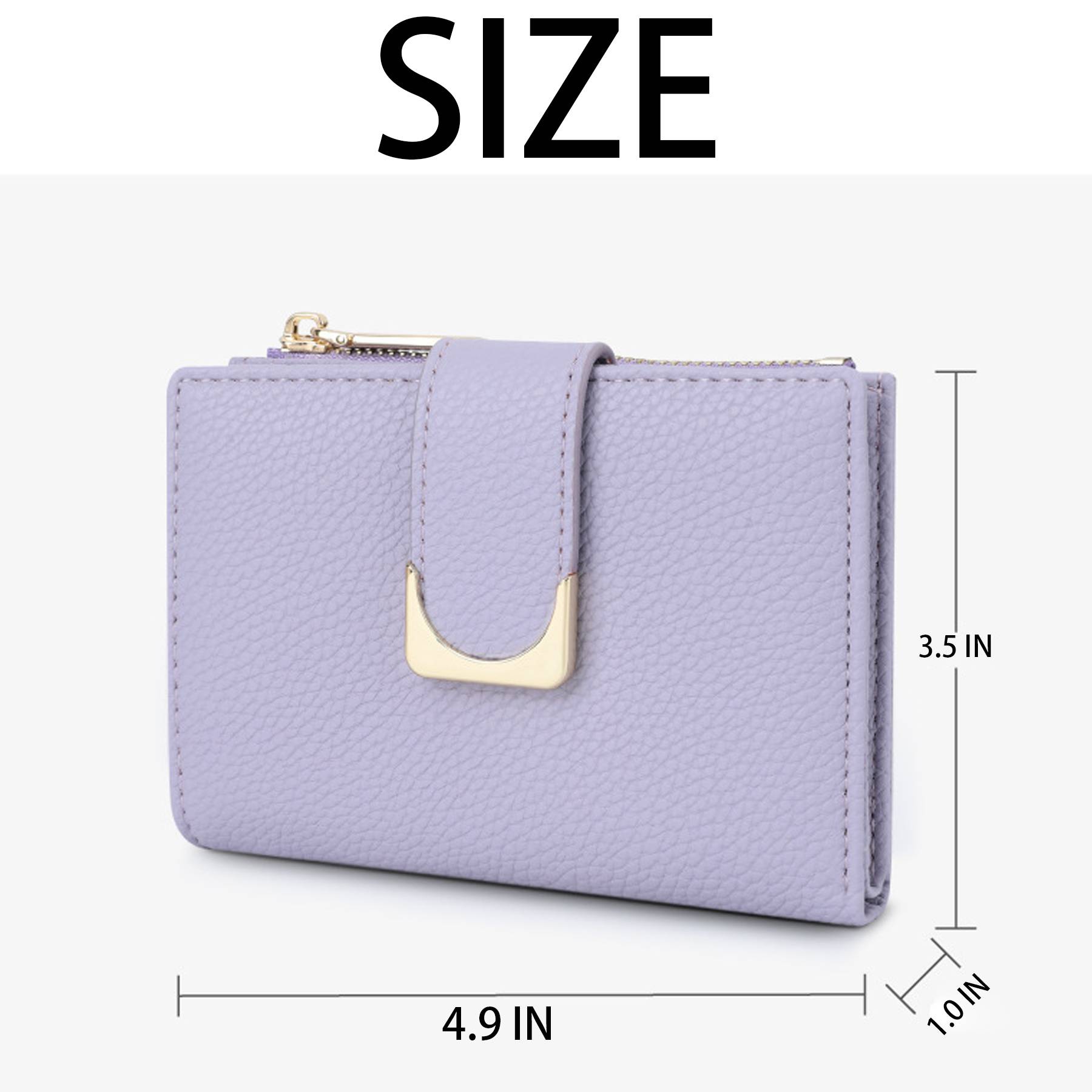 PU Stylish zippered coin purse 6