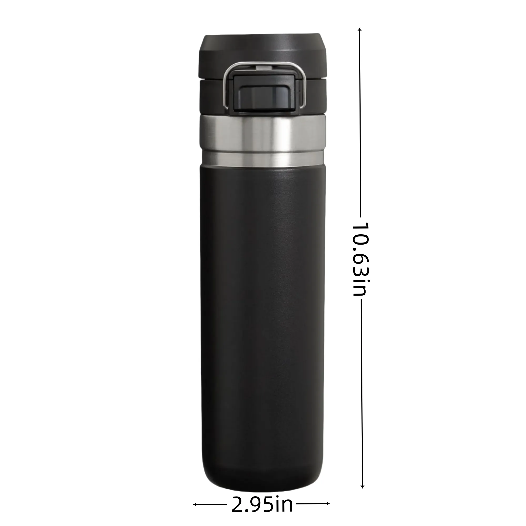 MOQ 27oz Stainless Steel Water Bottle w/Push-Button Lid 2