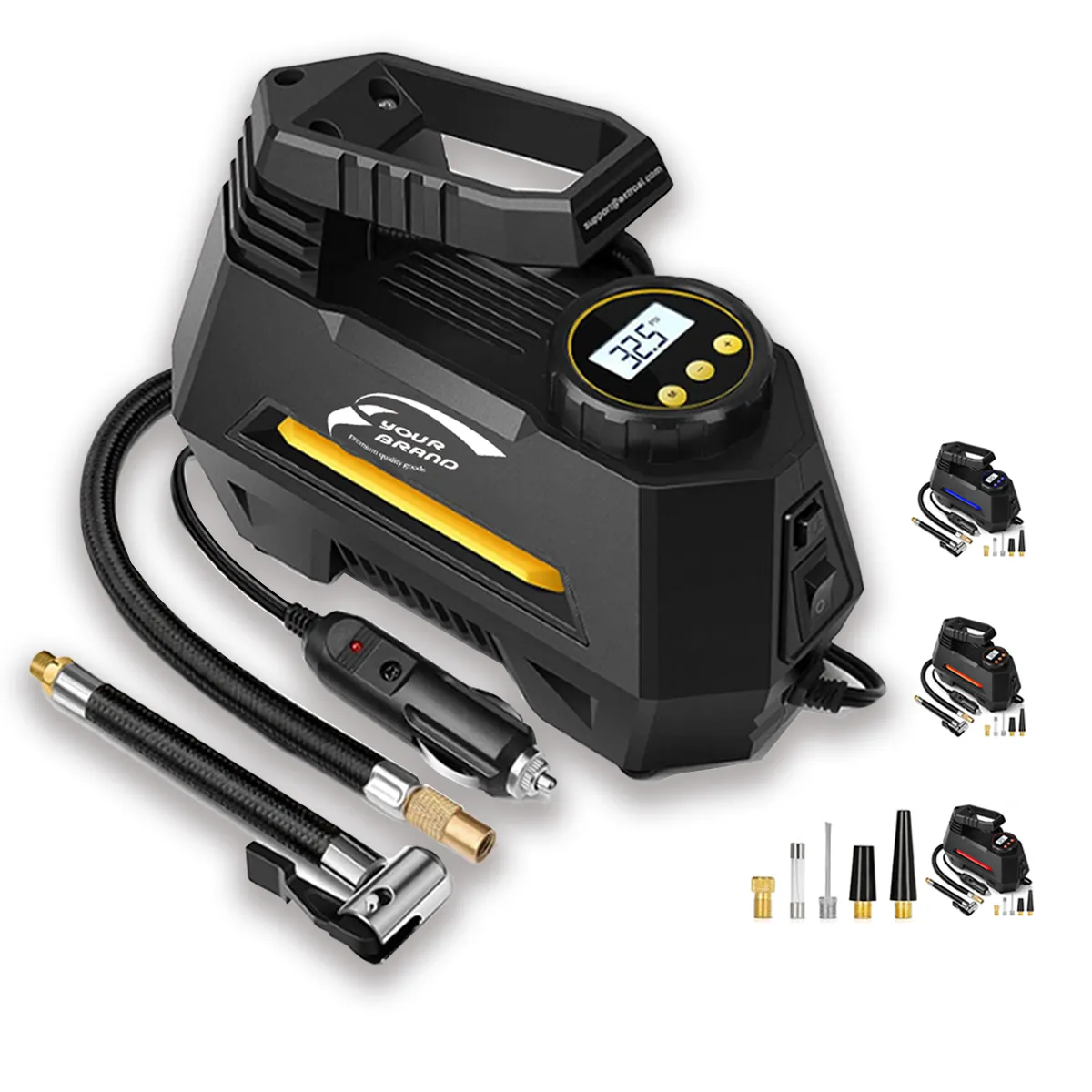 Portable Multifunctional Electric Fast Auto Tire Pump 2
