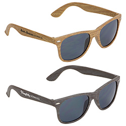 Sebring UV400 Wood Grain Sunglasses 7