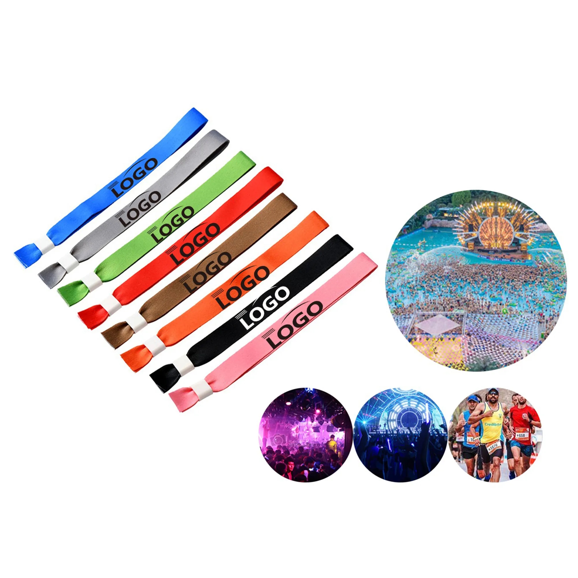 Custom Disposable Thermal Transfer Wristband For Events