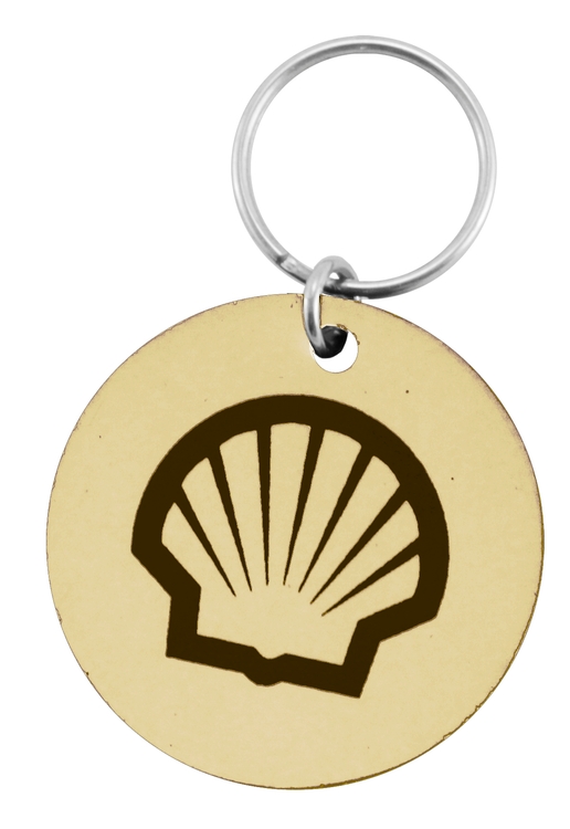 Large Round Aluminum Key Tag 12