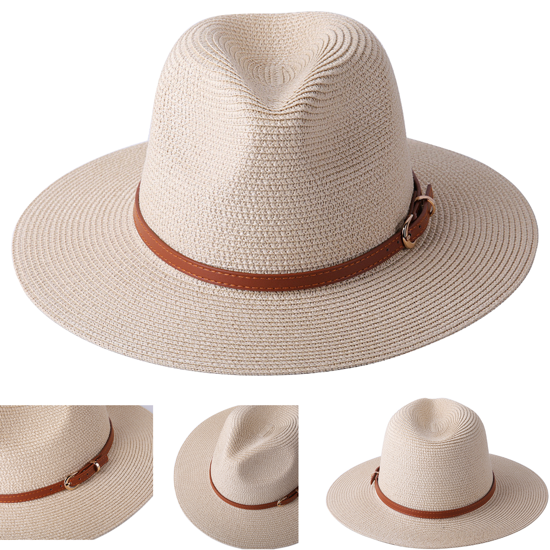 Natural Straw Panama Hat 2