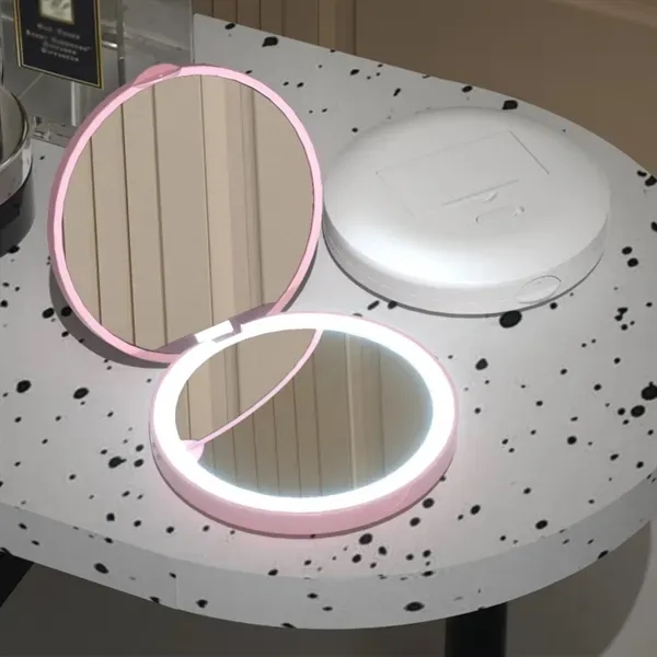 LED Makeup Mirror - Dual-Sided Folding Design 2