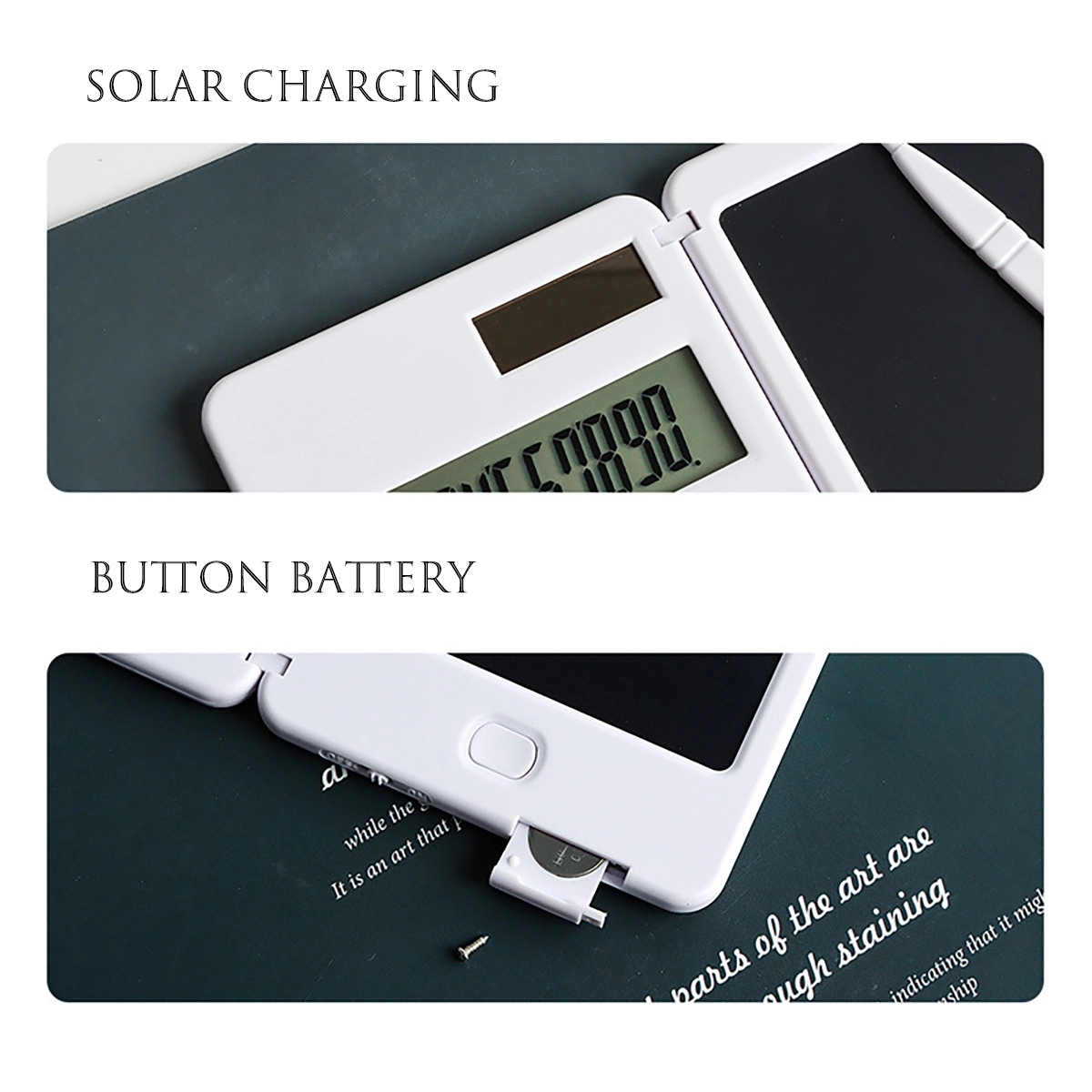 Portable Promotional Calculator with Notepad 3