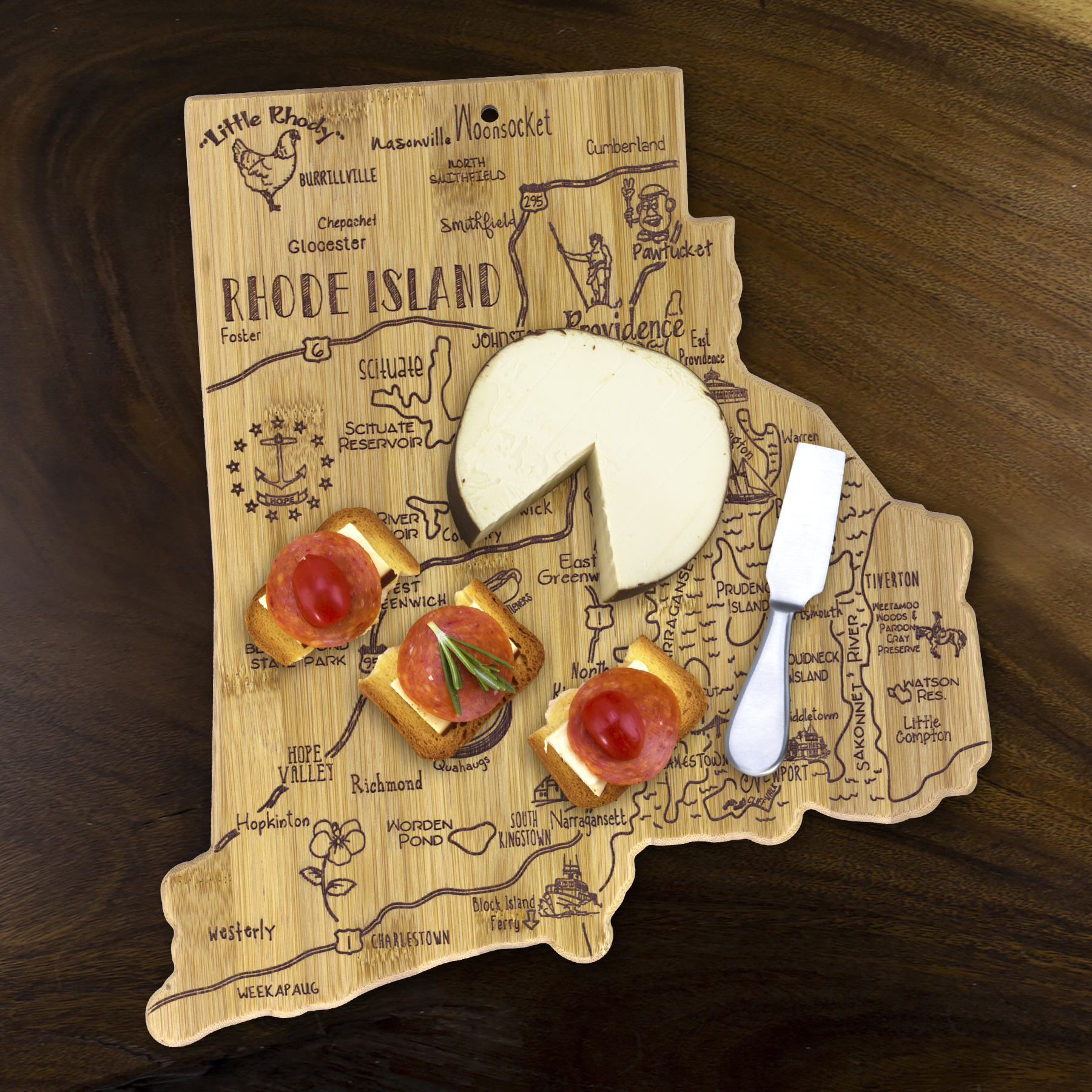 Destination Rhode Island Cutting & Serving Board 6