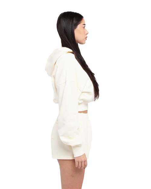 Women's Garment-Dyed Crop Hooded Sweatshirt - SHGWC 9