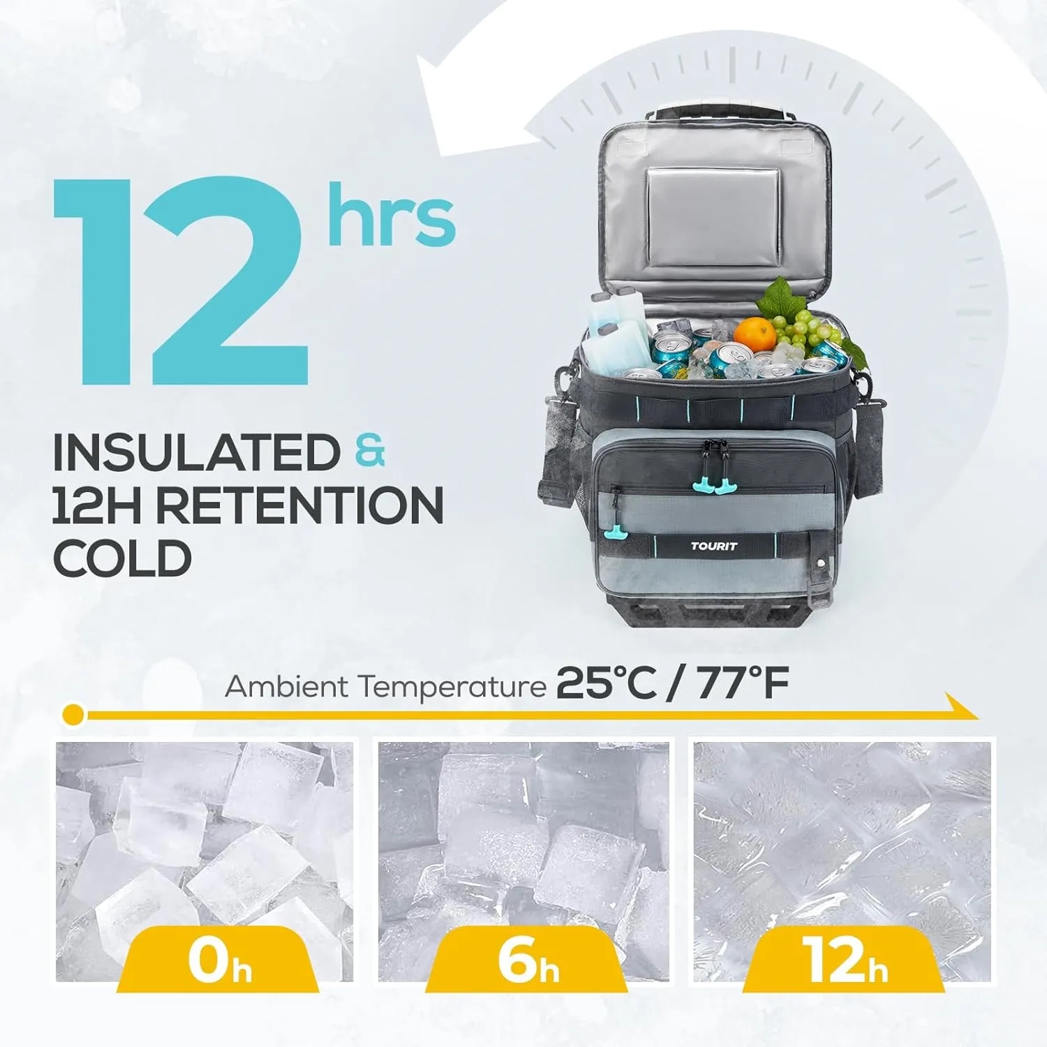 Collapsible Cooler Trolley Bag with Wheels 2