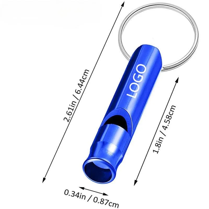 Aluminum Alloy Survival Lifeguard Whistle 4