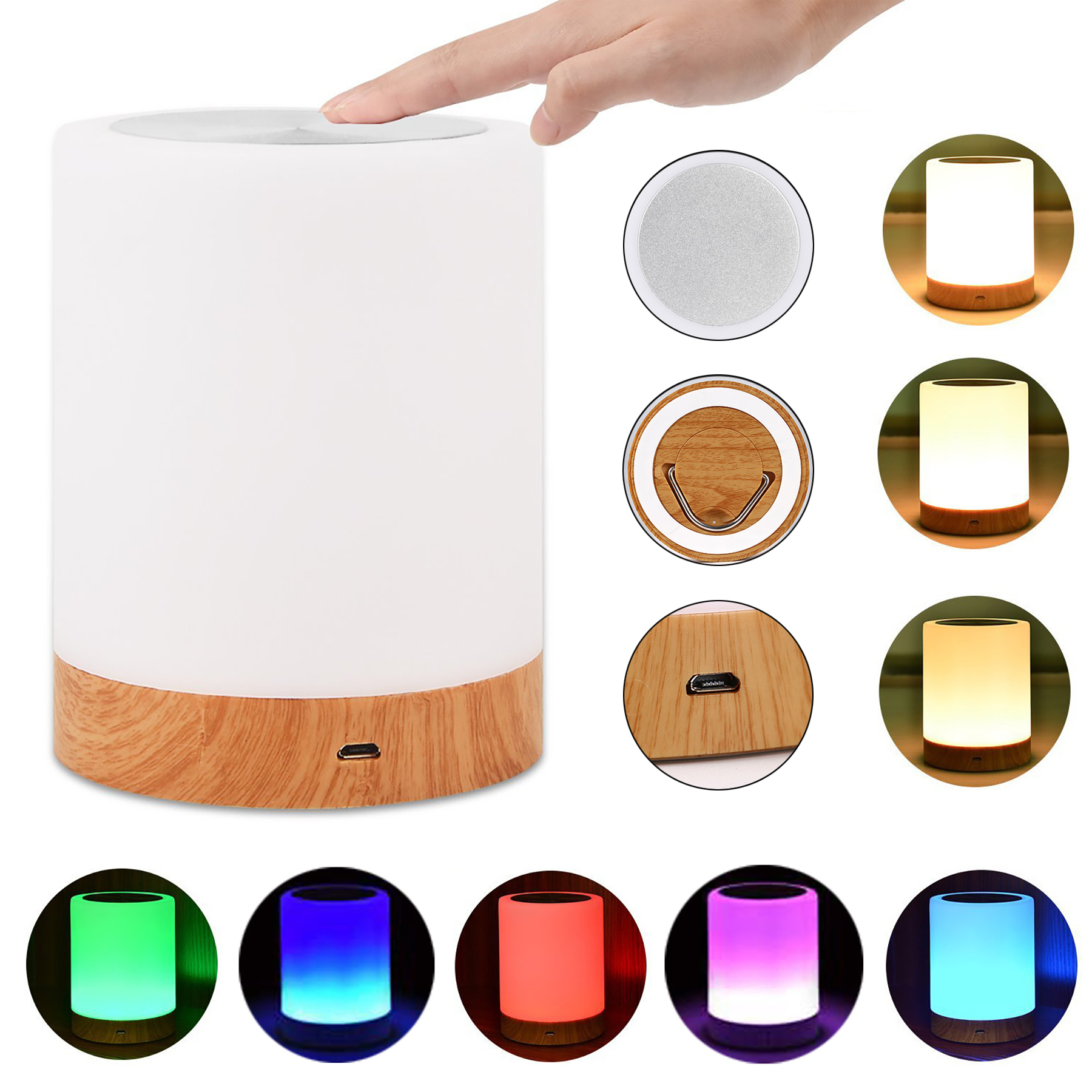 LED Colorful Charging Night Light 2