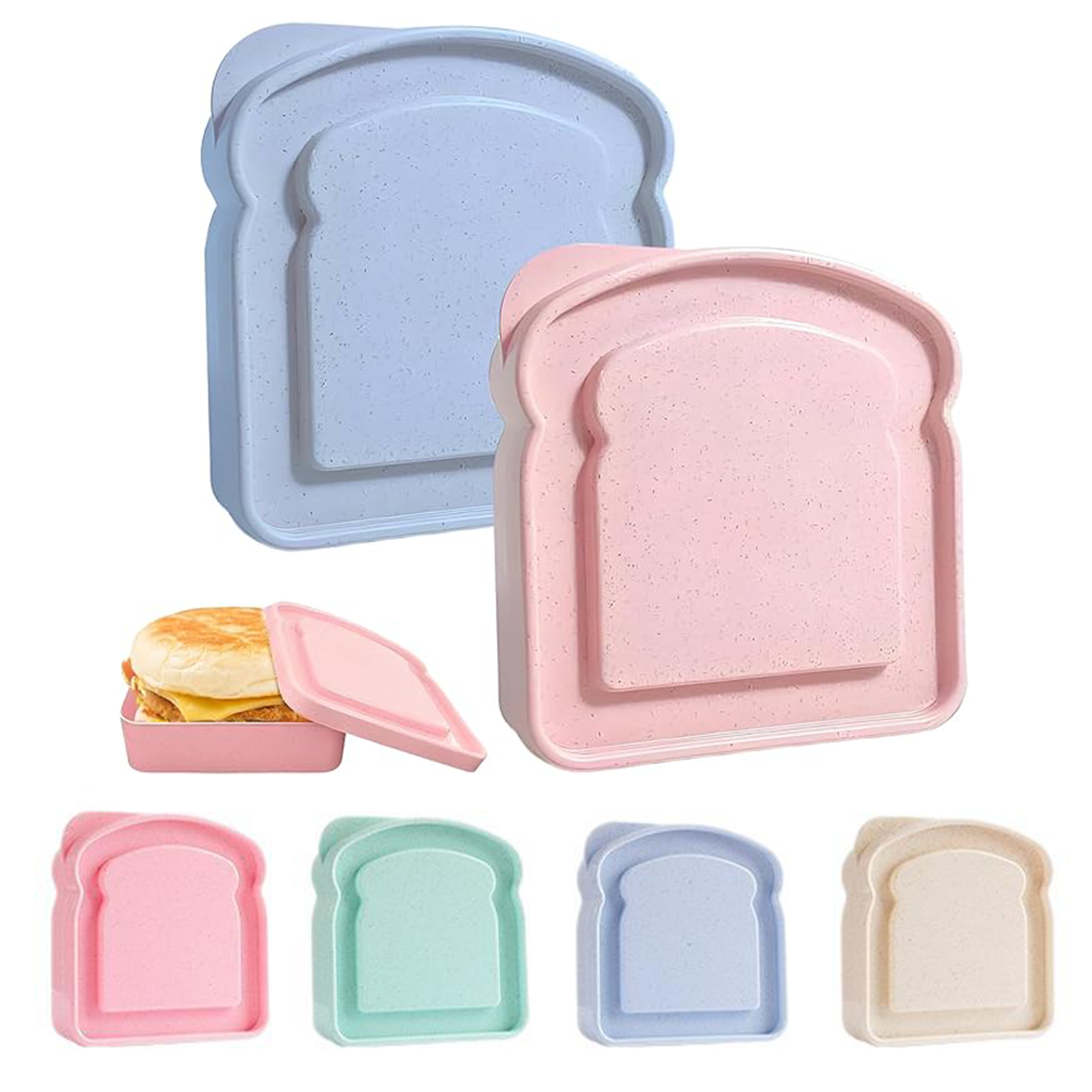 MOQ50 Sandwich Holder Bread Container 2