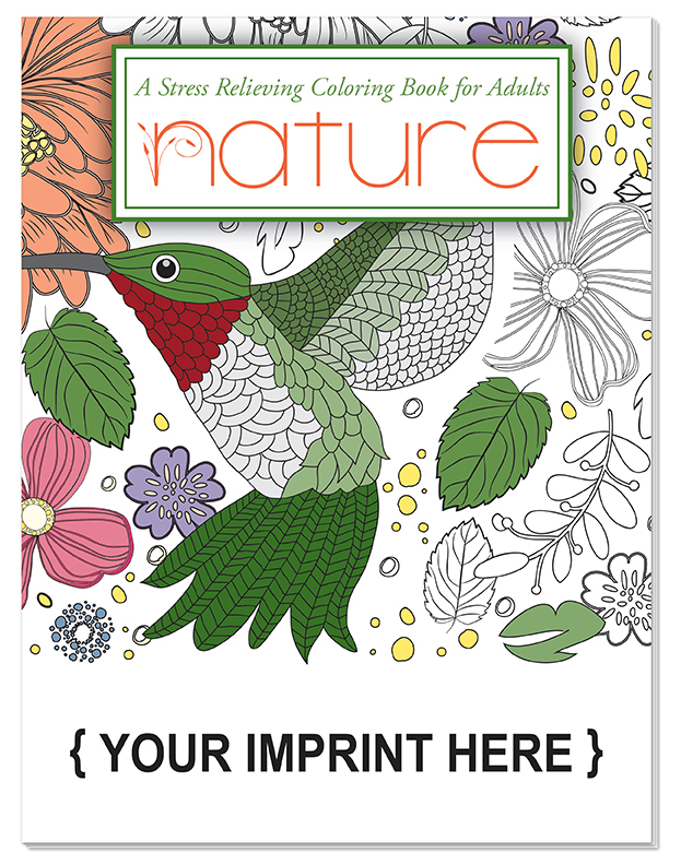 ADULT COLORING BOOK - Nature Stress Relieving Coloring Book for Adults 5