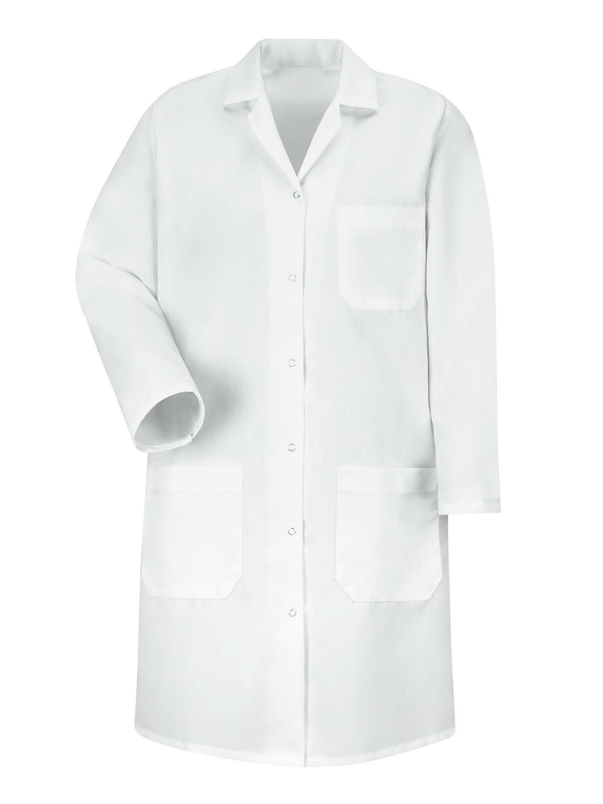 Red Kap Healthcare -  Women's Three-Pocket Gripper-Front 38.25" Full-Length Lab Coat
