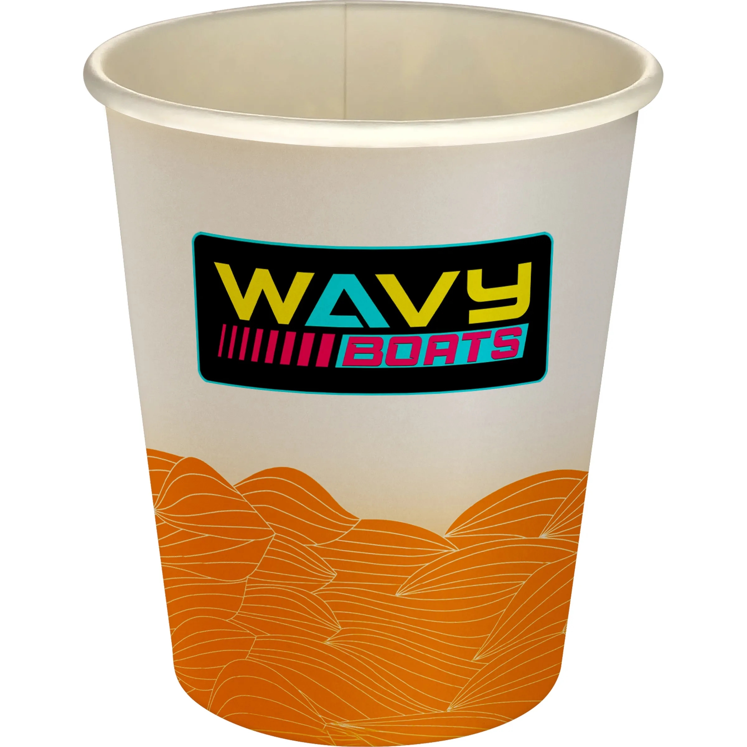 5 oz Full Color Turbulent Waves Paper Cup 24