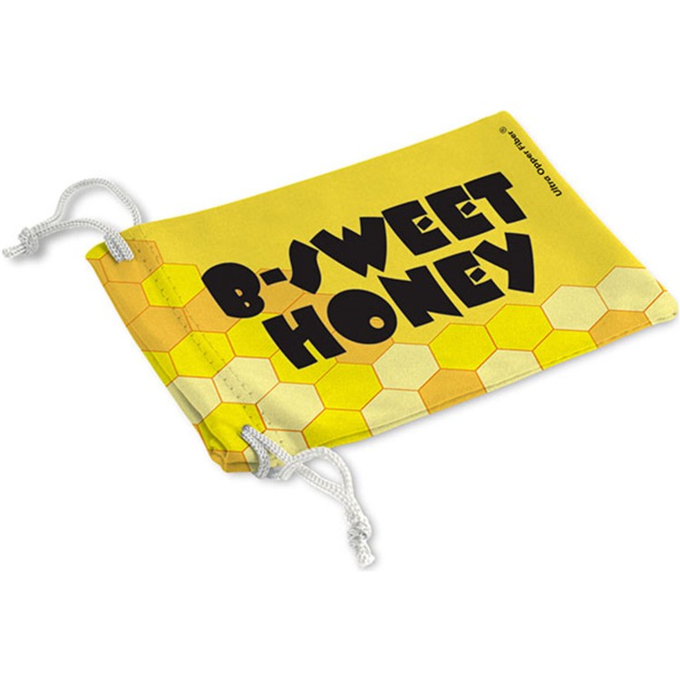 Ultra Opper Fiber® Drawstring Bag w/Full-Color Full Bleed Print (3.5"x5")