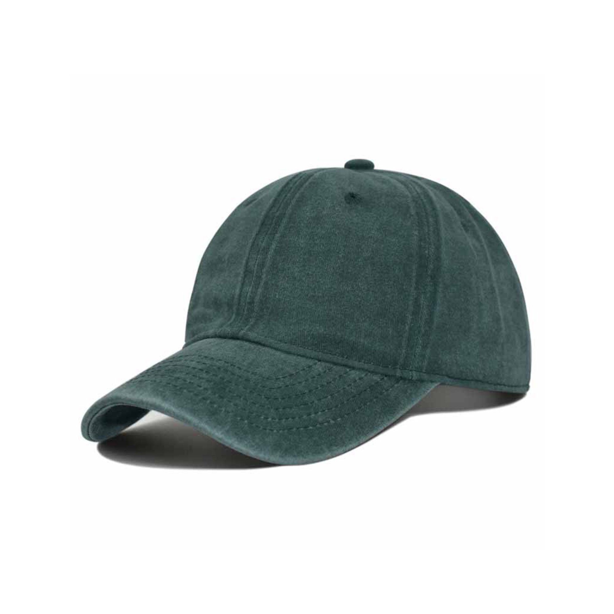 Washed Cotton Baseball Cap Low Profile Adjustable 2