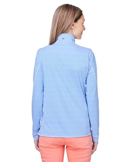 Women's Microstripe Sankaty Half-Zip Pullover - K002521 10