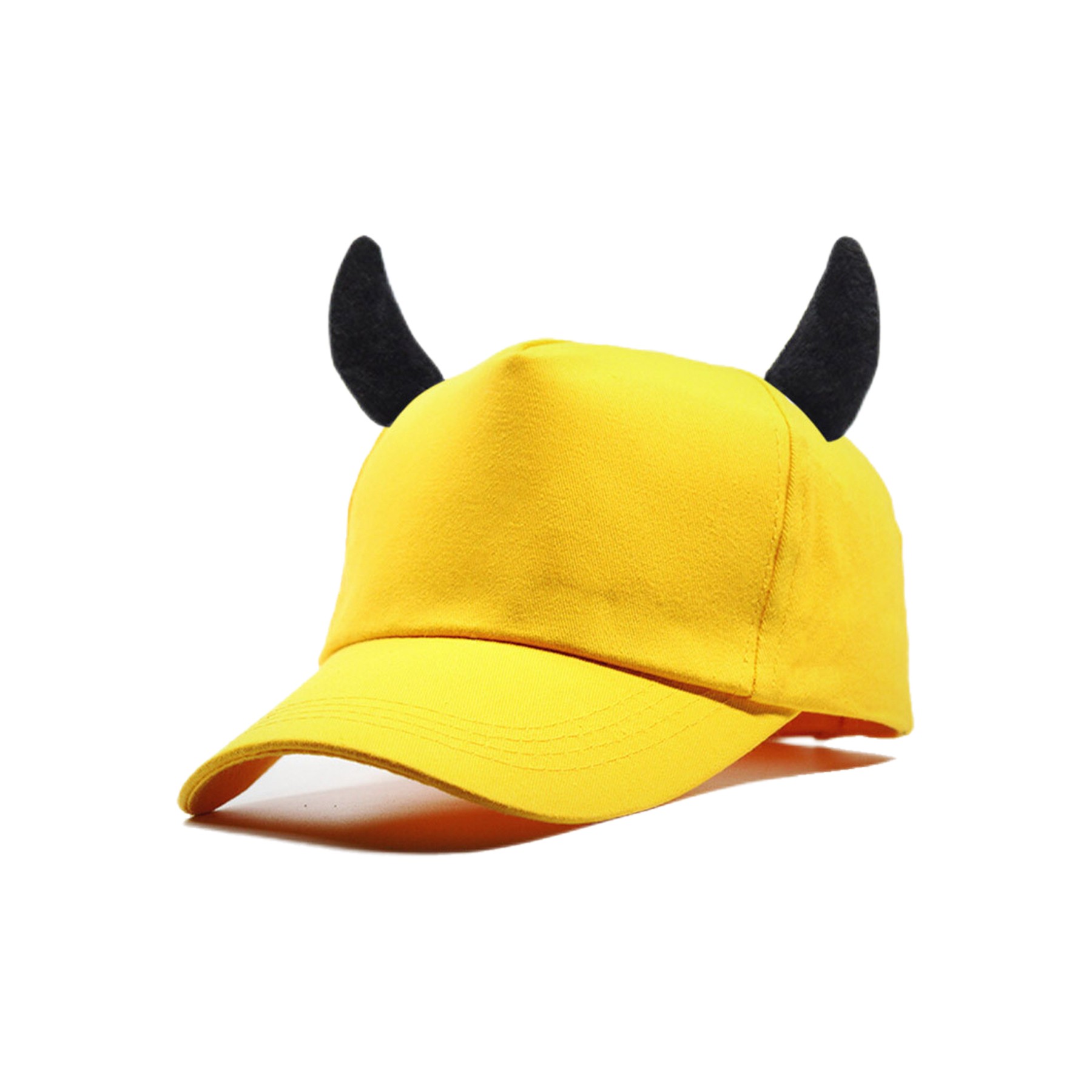 Ox Horn Baseball Caps Adjustable Sunscreen Hat 5