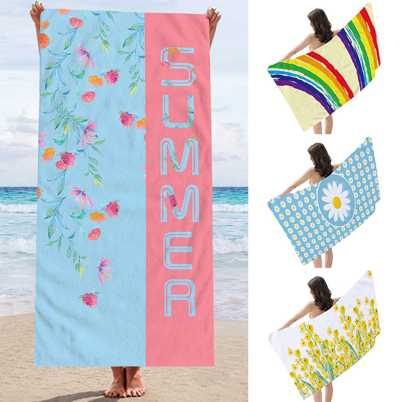 Microfiber Beach Towel- Full Color- 2 Side 2