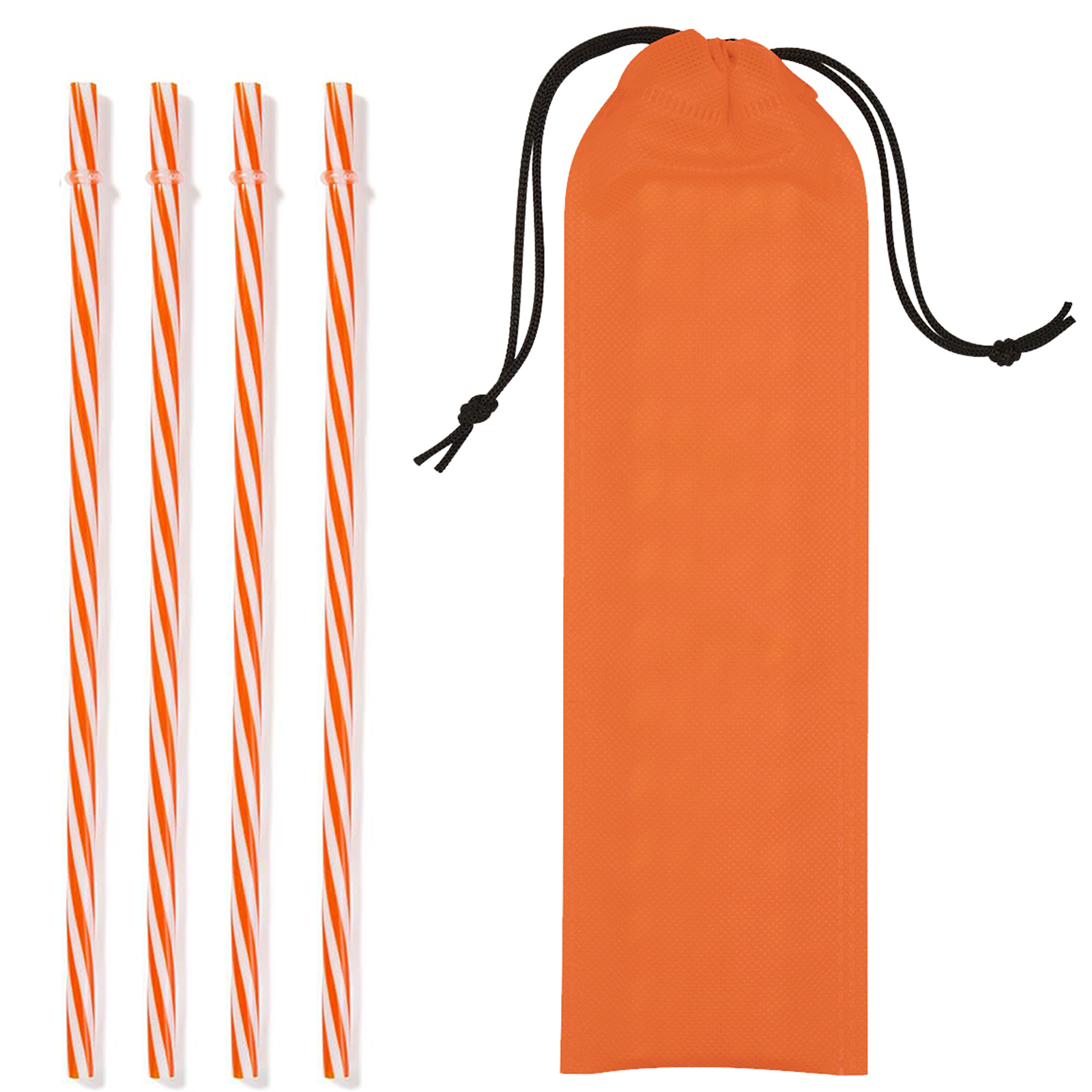Reusable PP Straw in Drawstring Pouch 6