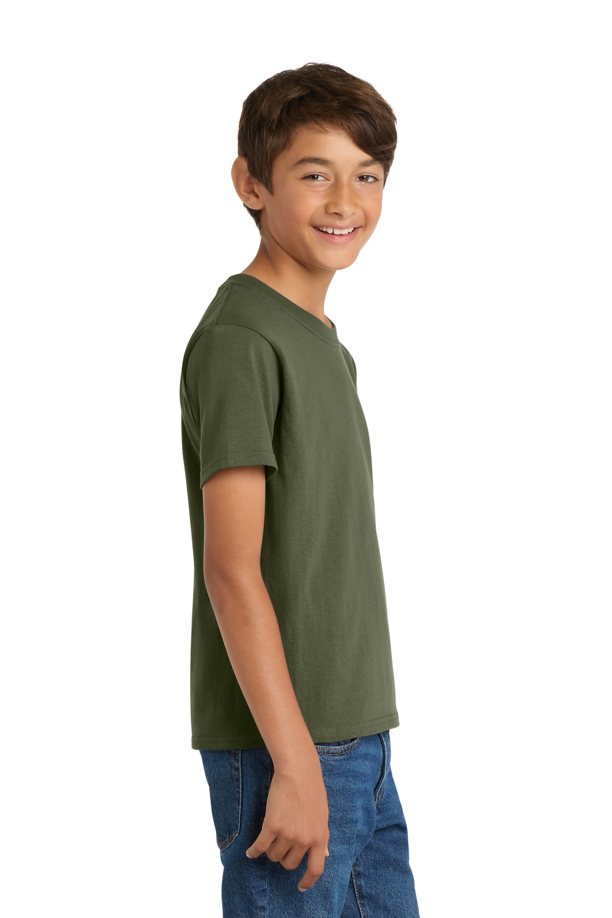 Port & Co Youth Core Cotton Tee. PC54Y 427