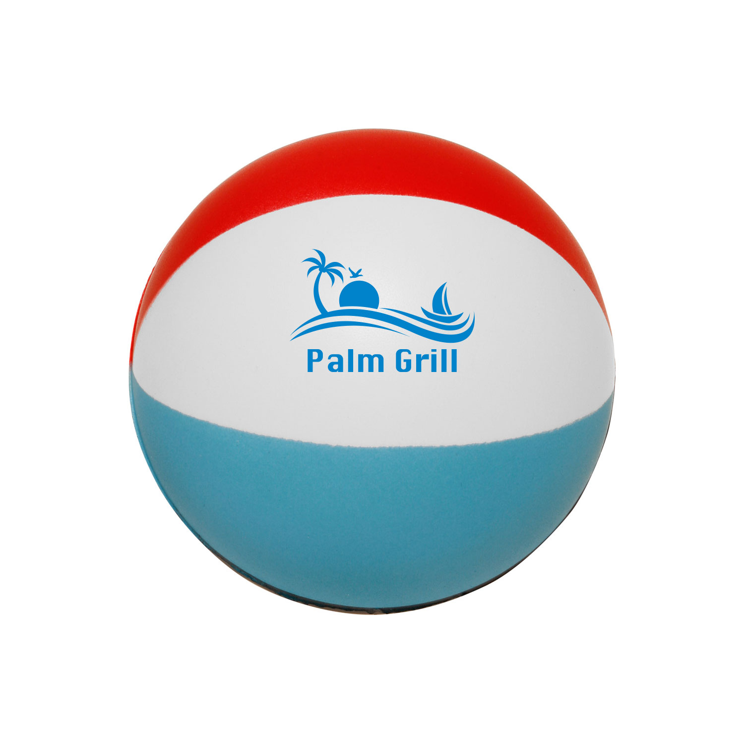 Beach Side Stress Ball (1 Color Imprint) 3