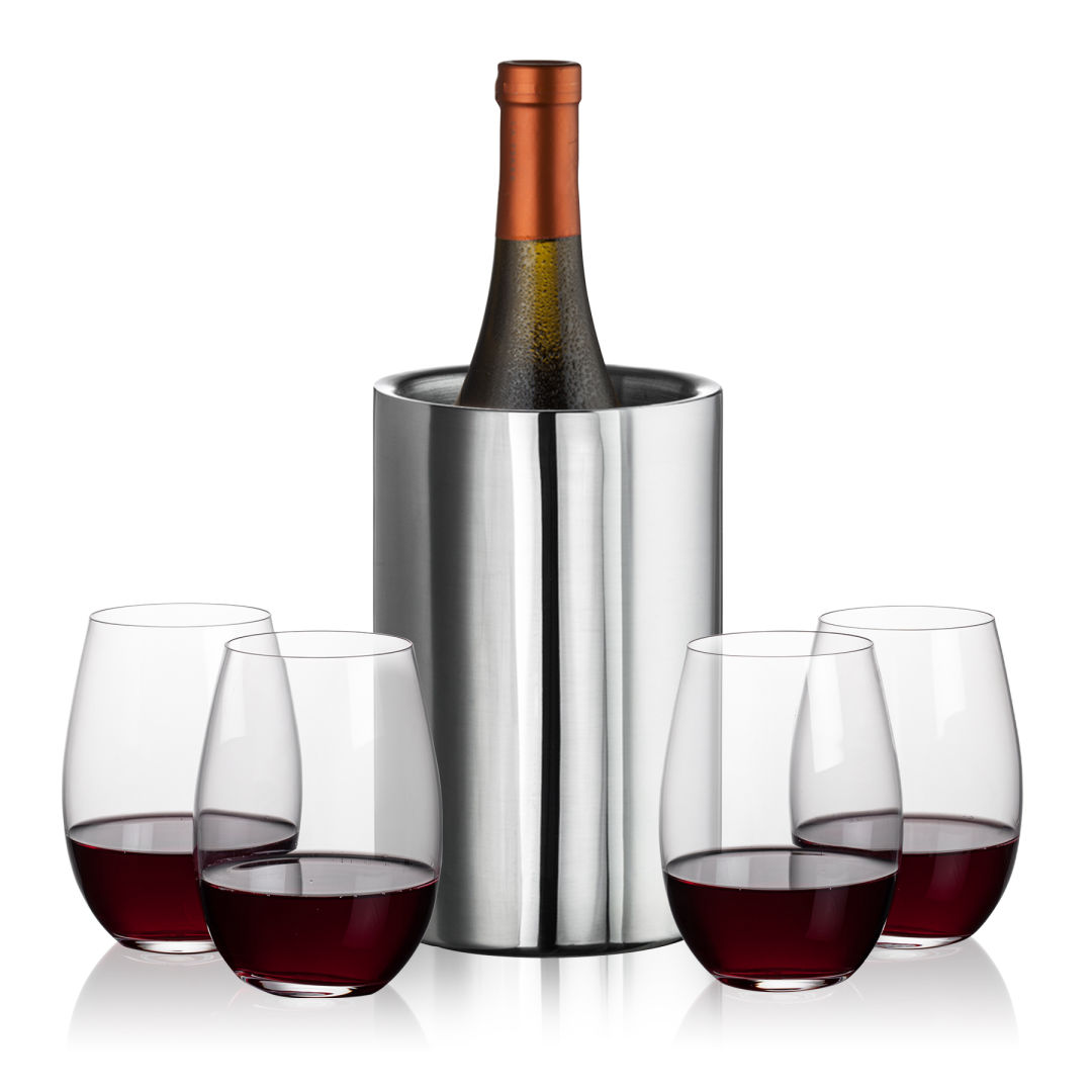Jacobs Wine Cooler & Laurent Stemless Wine 5