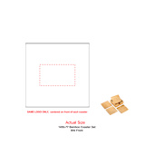 Bamboo Coaster Set 8