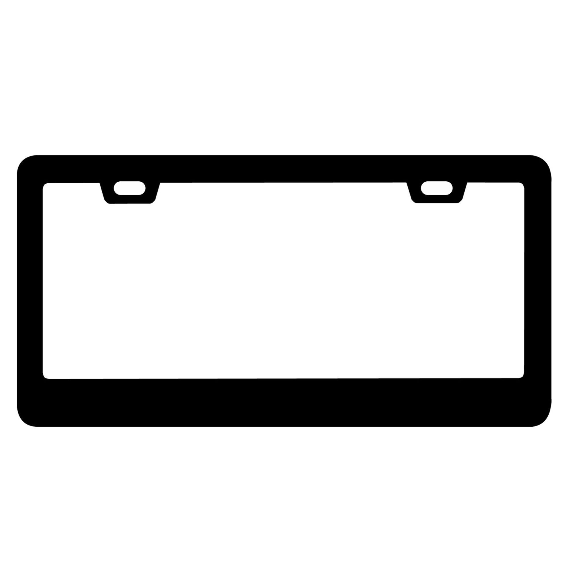 MOQ50 Premium Stainless Steel Car License Plate Frames 3