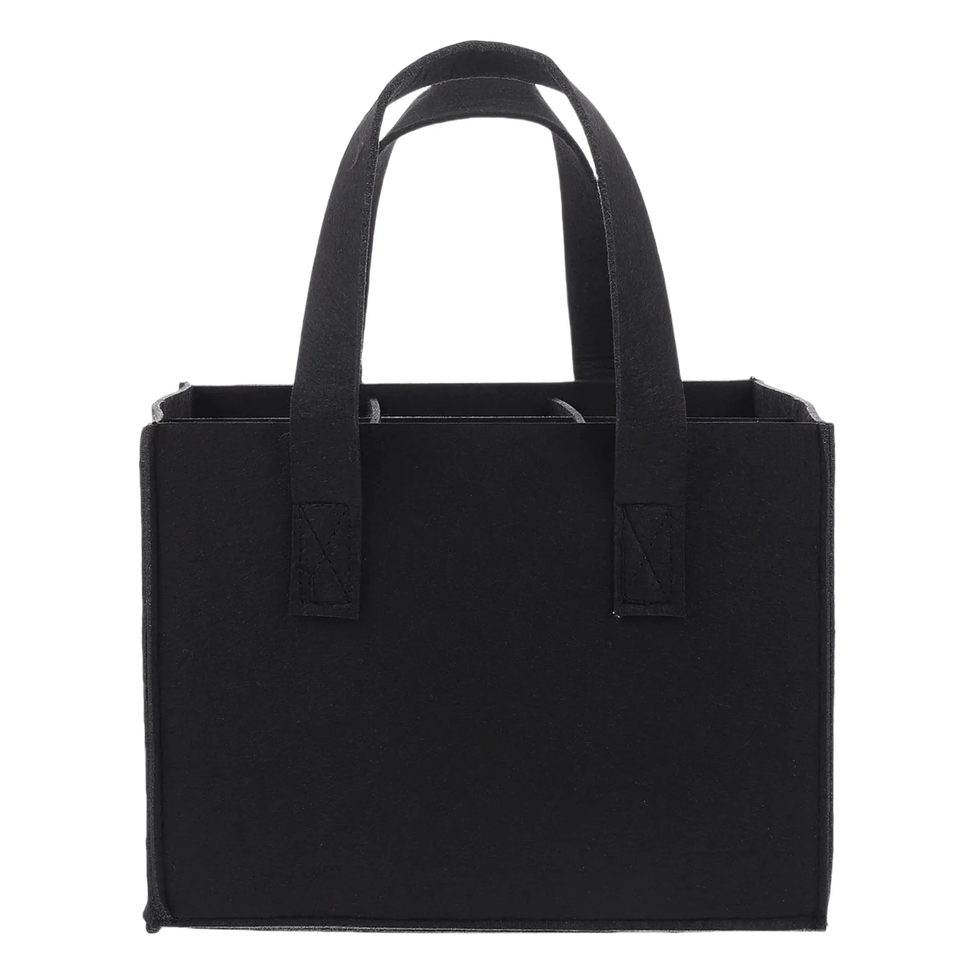 Anti-Collision Eco-Friendly Portable Divider Felt Wine Tote 3
