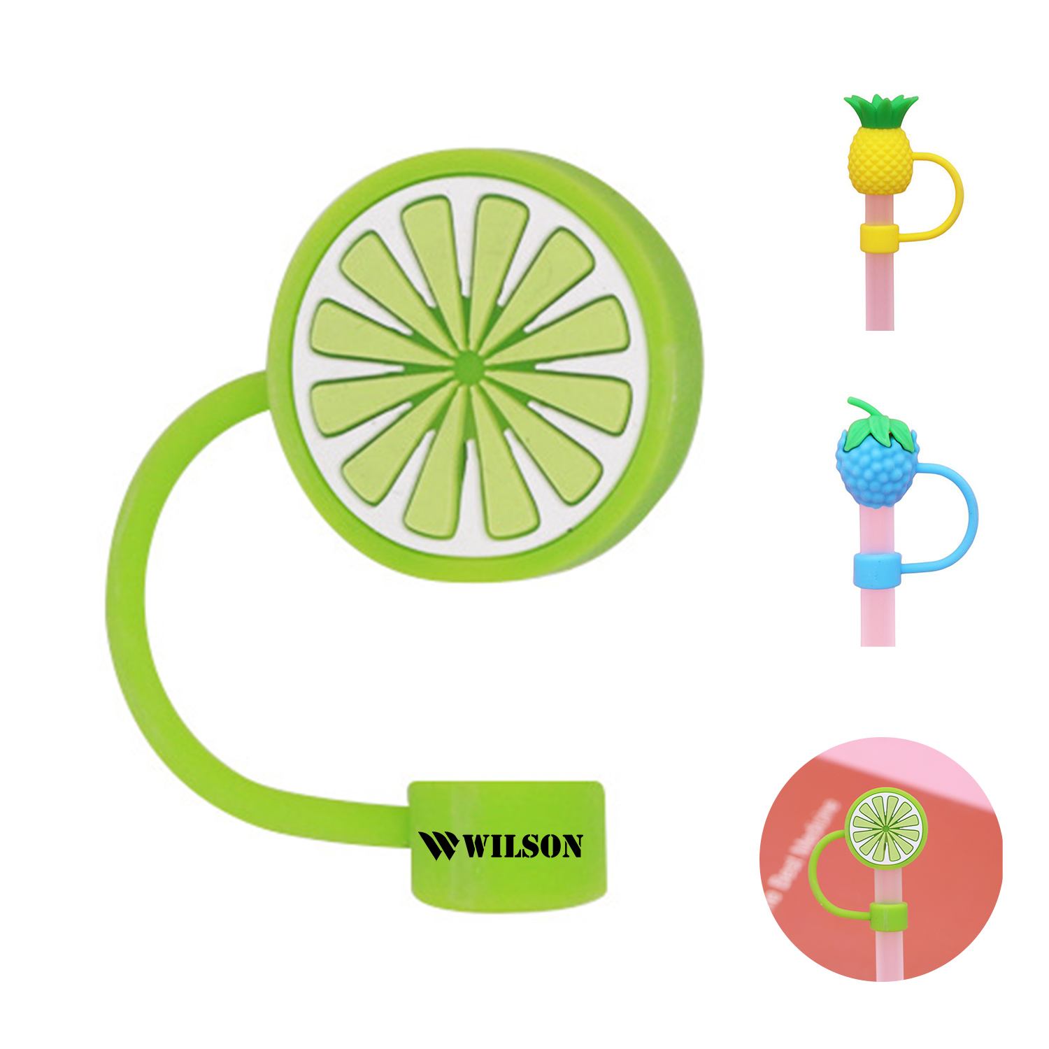 Silicone Straw Topper 18