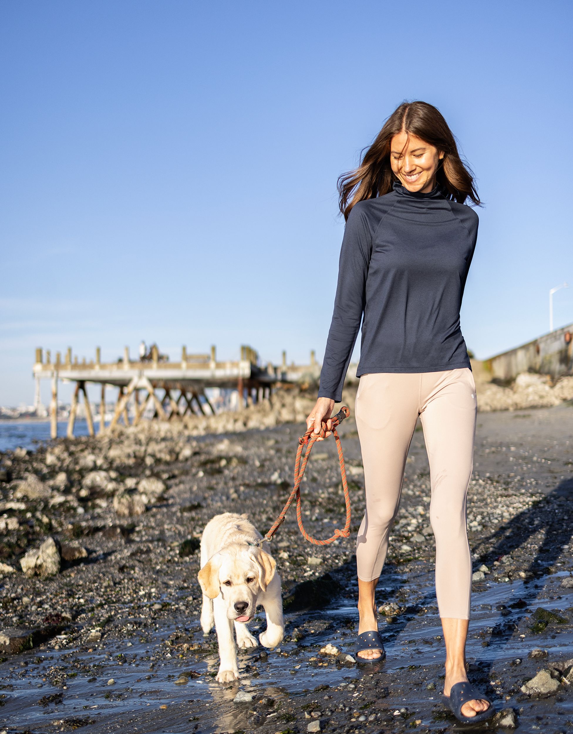Cutter & Buck Coastline Recycled Double Peached Womens Funnel Neck Pullover 29