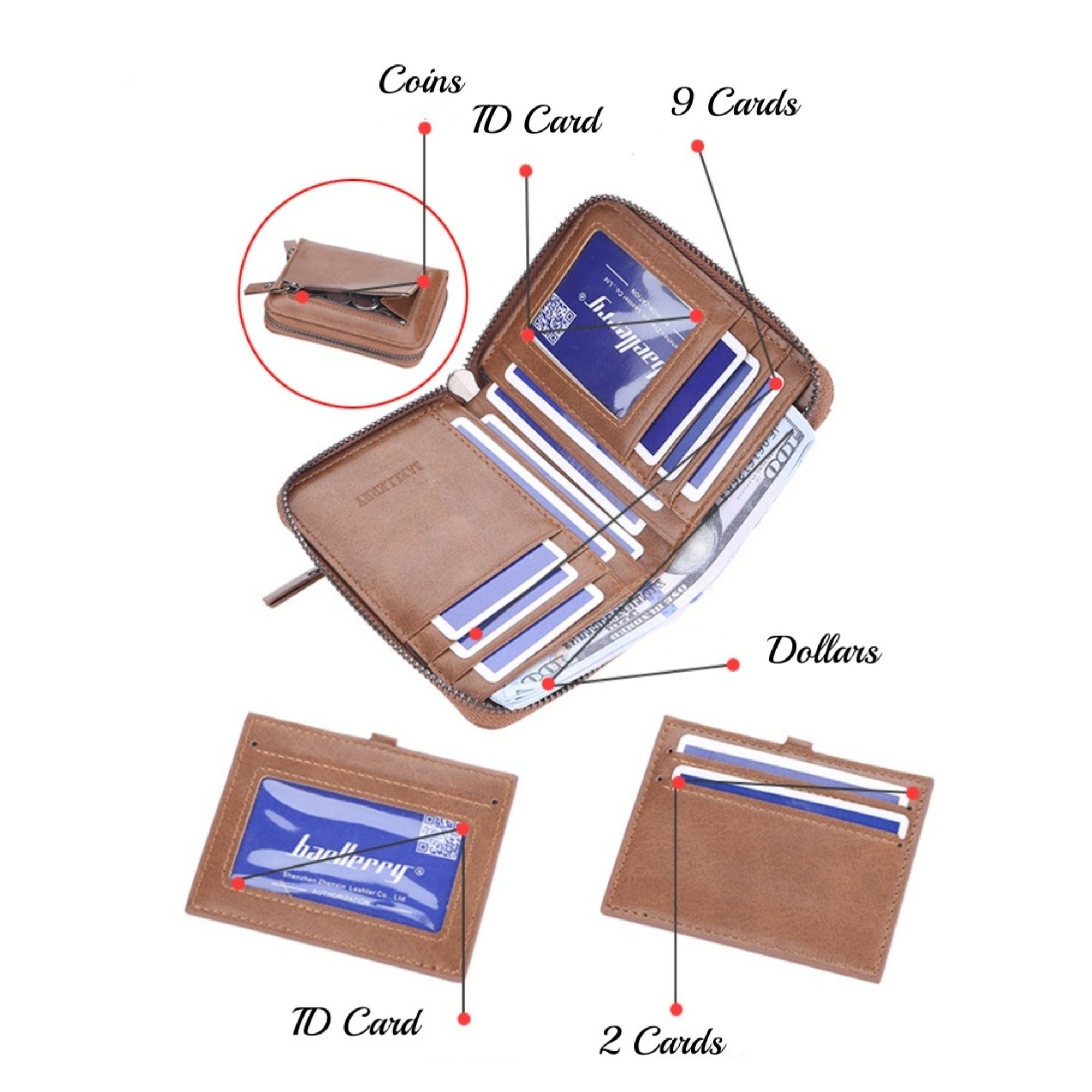 Men's Faux Leather Wallet 2