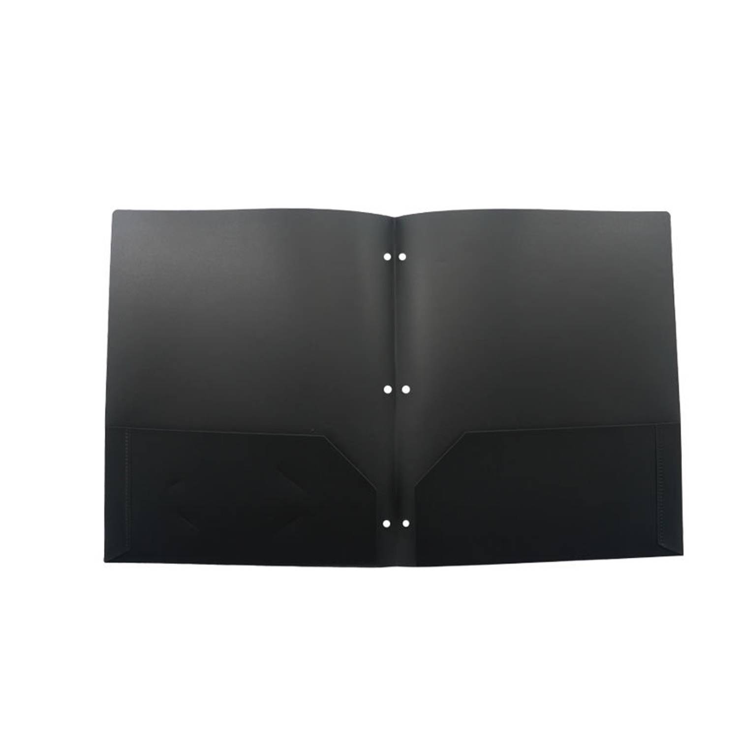 Letter Size Plastic 2-Pocket File Folder 15