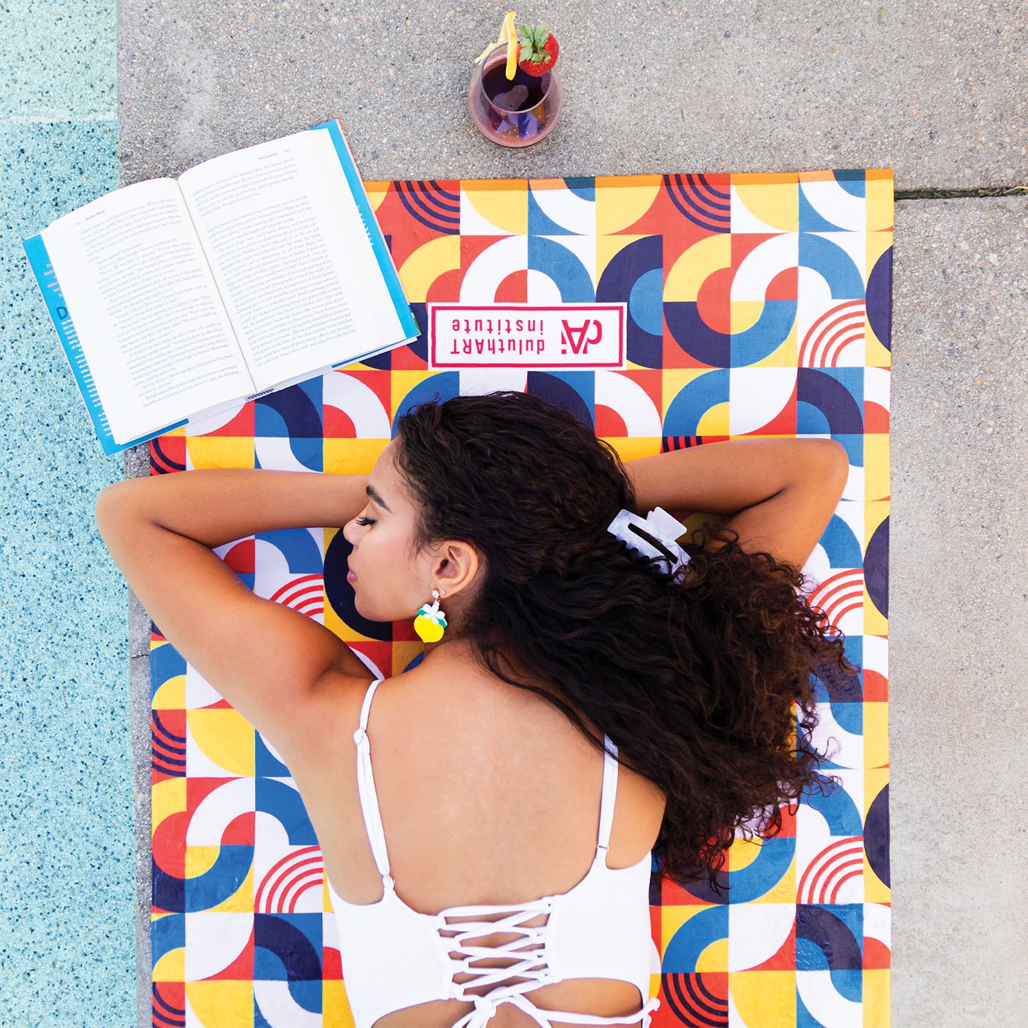 Heavyweight Subli-Plush Velour Beach Towel 4