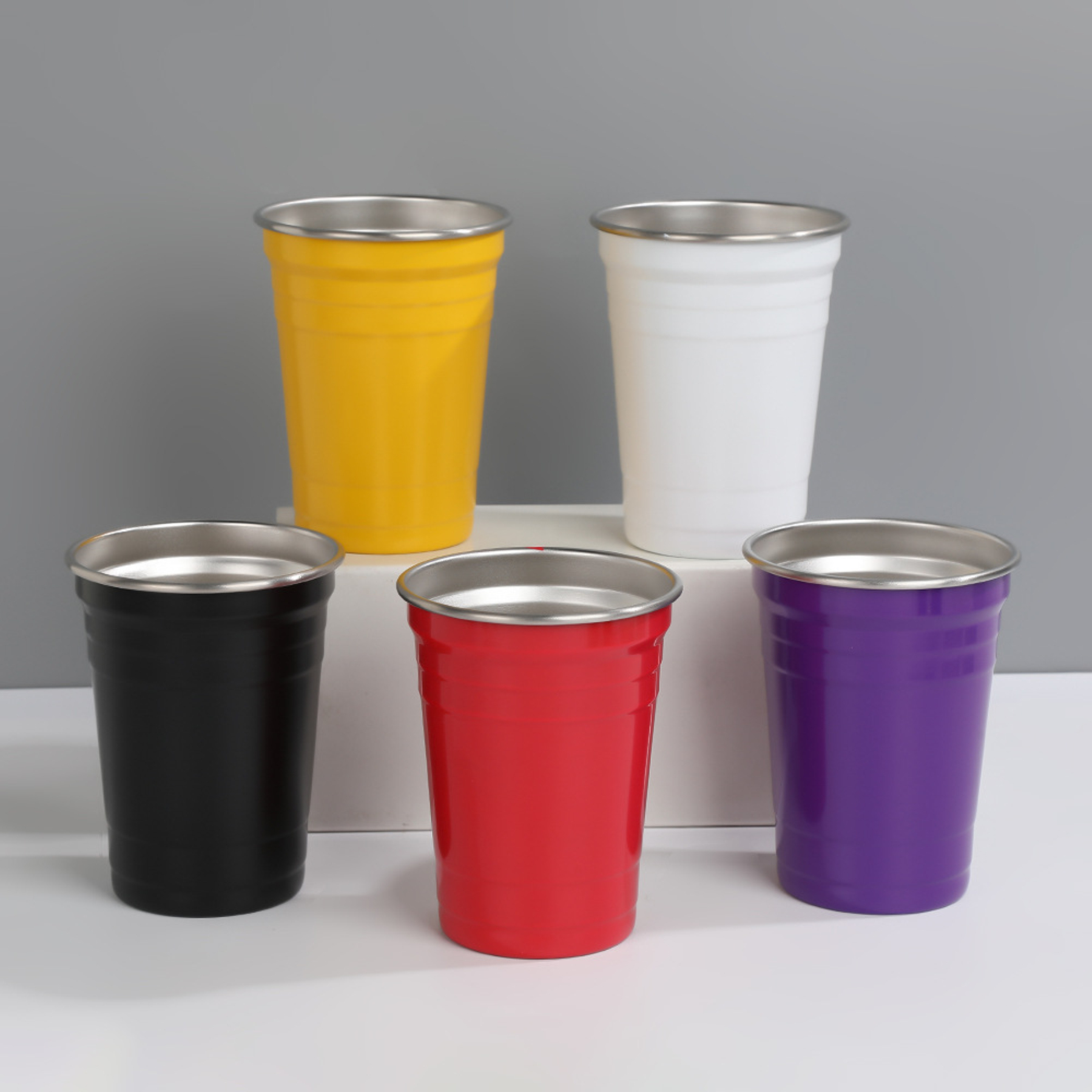 16 Oz Stainless Steel Party Cup 2
