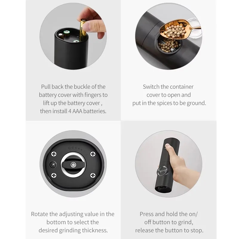 Electric Salt or Pepper Grinder 3