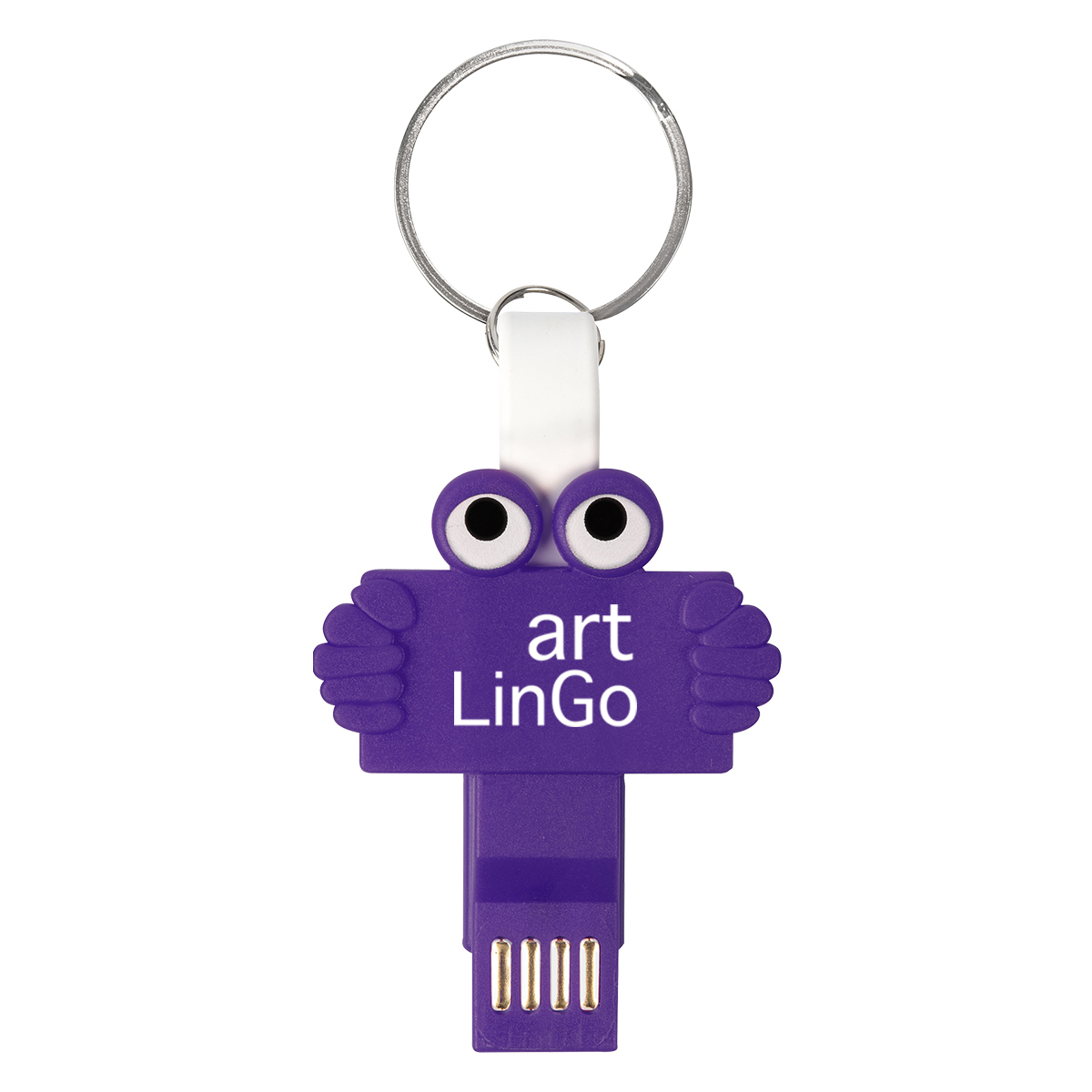 Clipster Buddy 3-In-1 Charging Cable Key Ring 16
