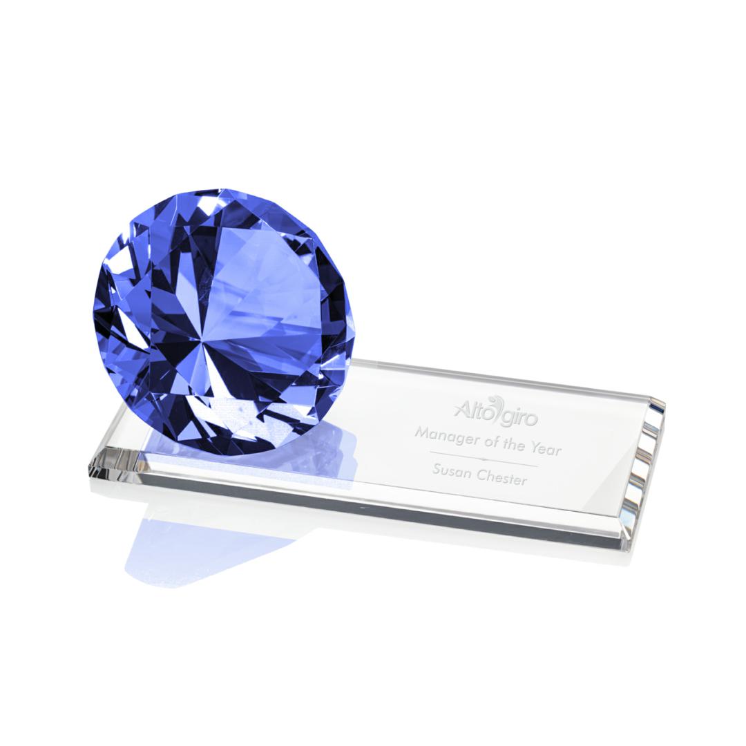 Gemstone Award on Starfire - Sapphire 9