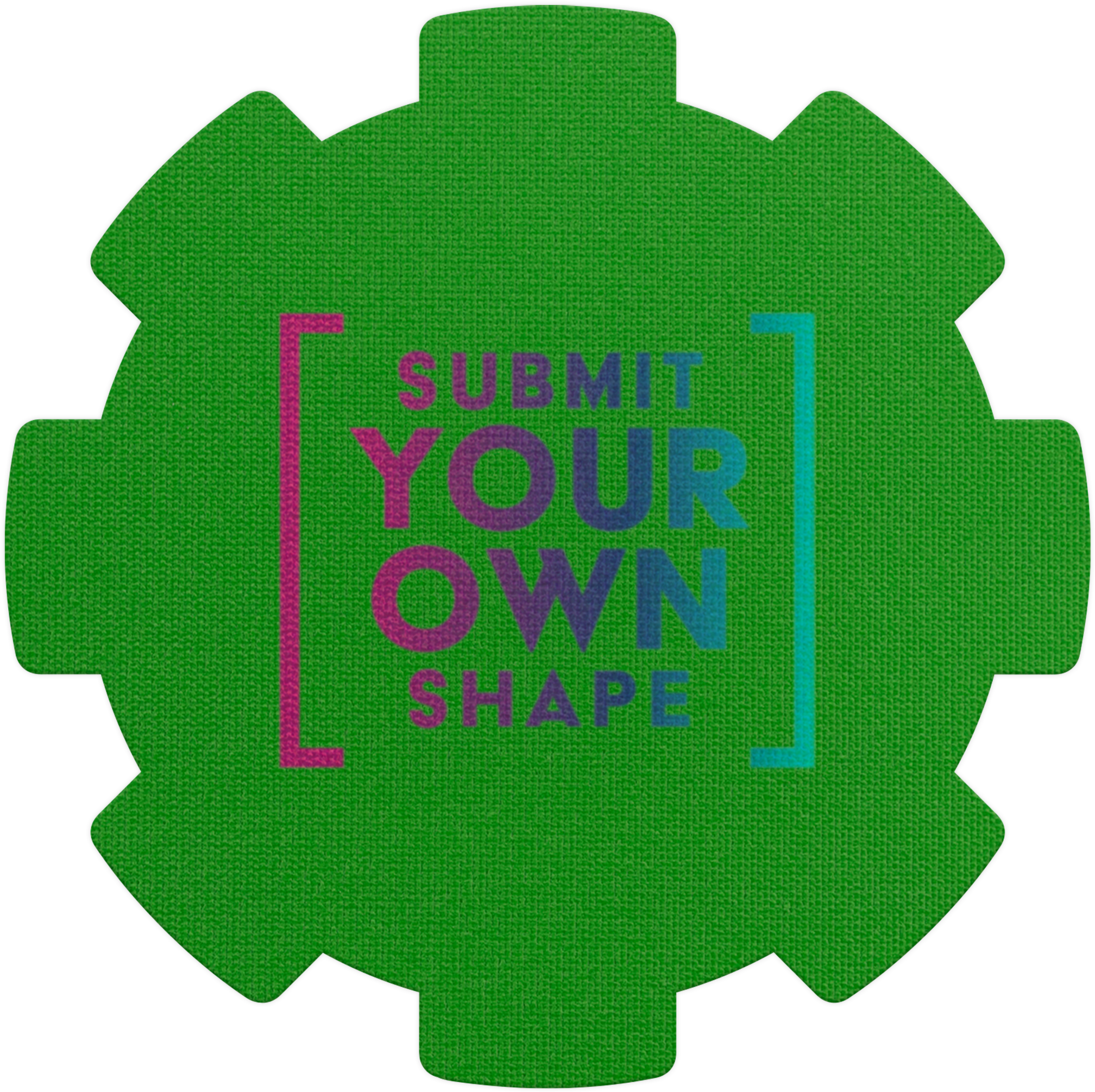 Coaster Grip-It 16 sq in (Color) (Custom Shape Description) Digital Print 4