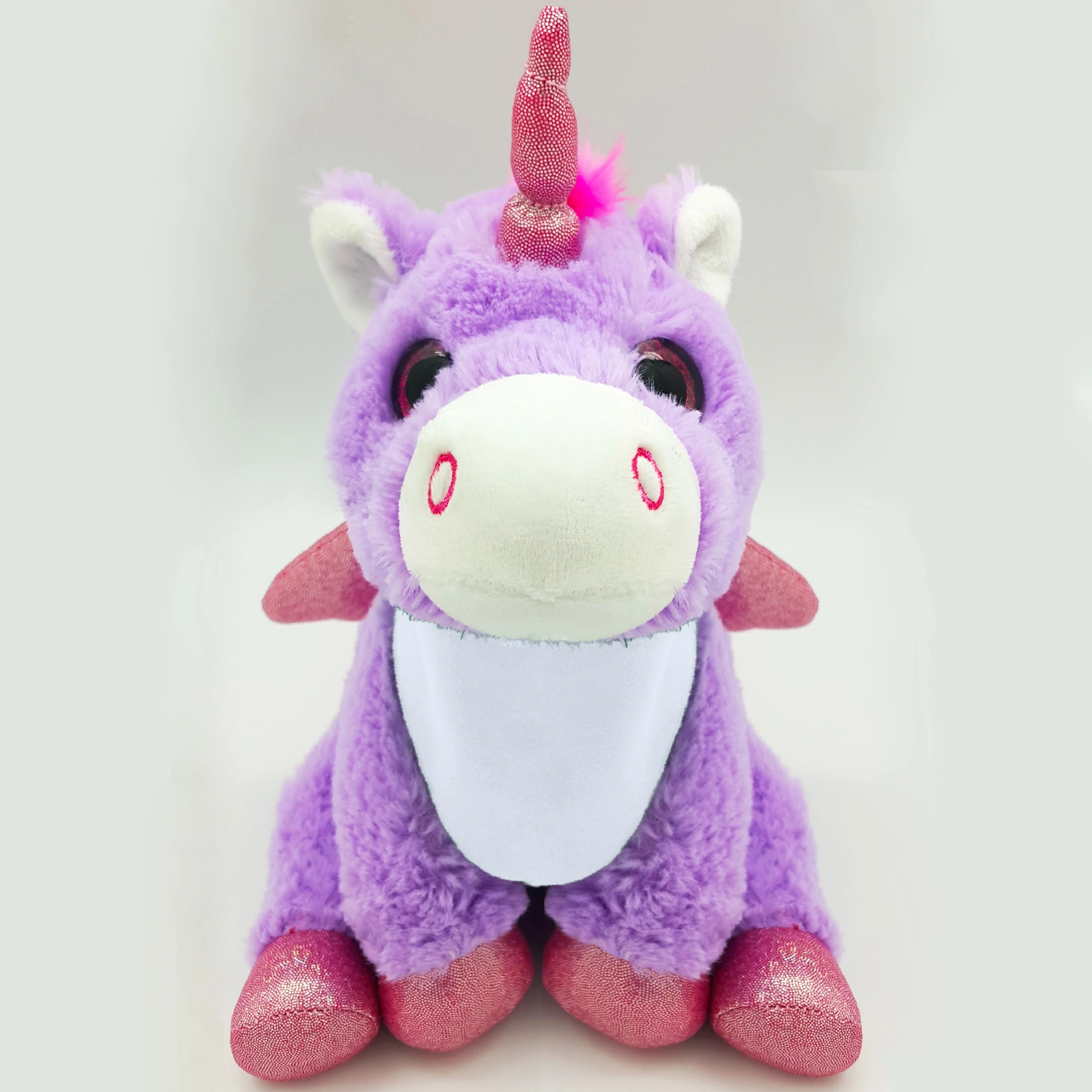 9" Bright Color Purple Unicorn 2