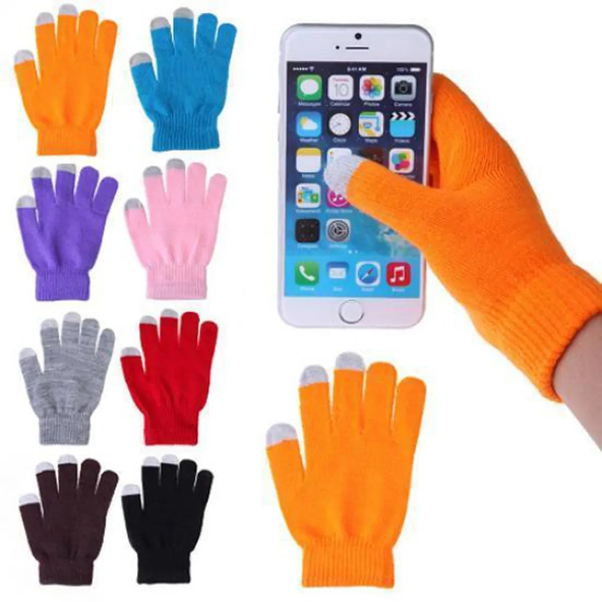 Touch Screen Soft Winter Gloves 3