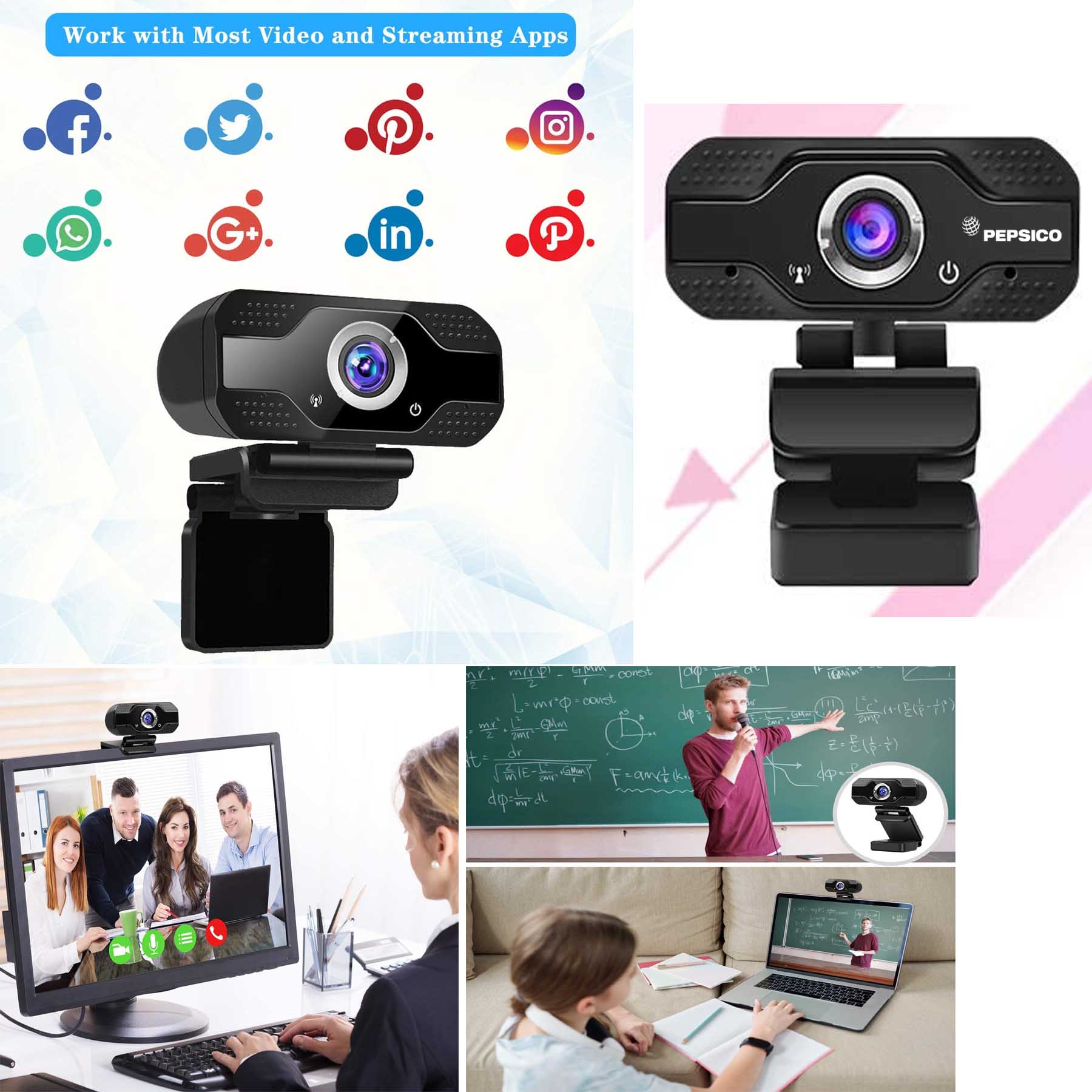 iBank ® Webcam with Microphone for Desktop or Laptop Computers 1