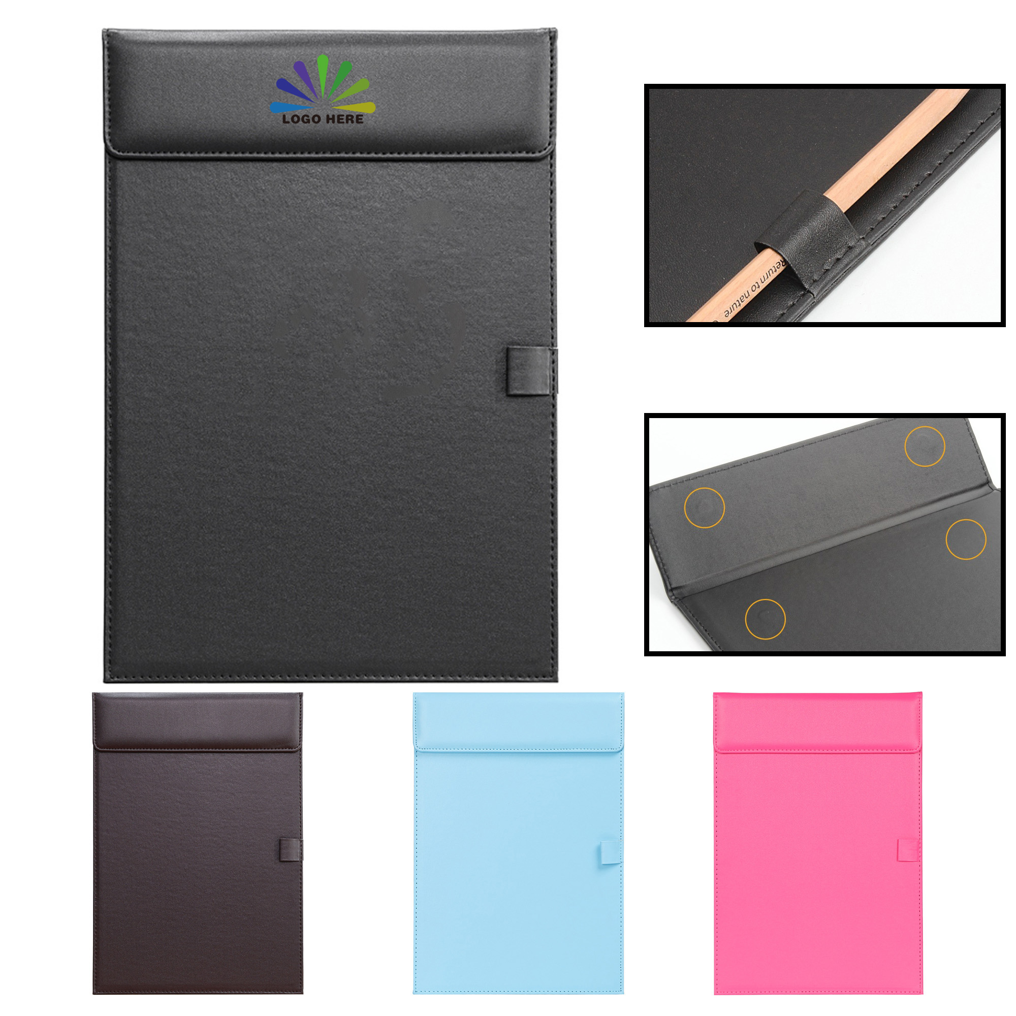 PU Leather Clipboard Writing Pad 2