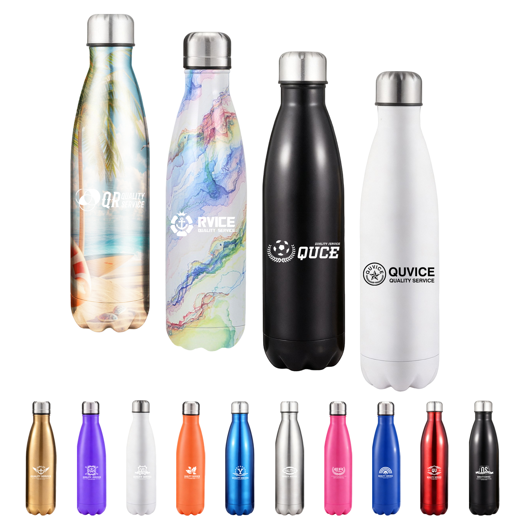 17OZ Double-Layer Full Color 304 Stainless Steel Insulated Bottle 13